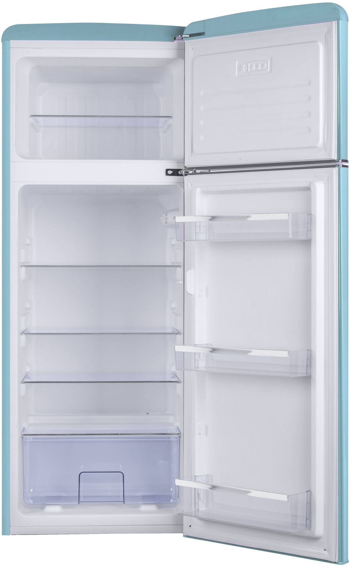 Amica Kühl-/Gefrierkombination DTR 374 190 T, 144 cm hoch, 55 cm breit