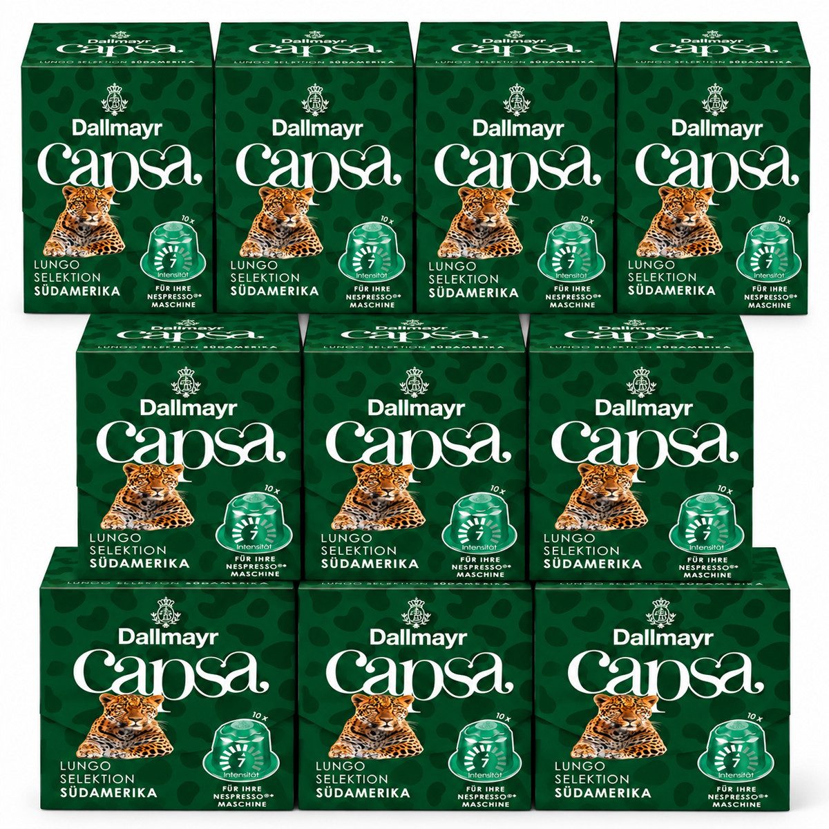 DALLMAYR Kaffee, Dallmayr Capsa Lungo Selektion d Oro Südamerika 56g 10er Pack