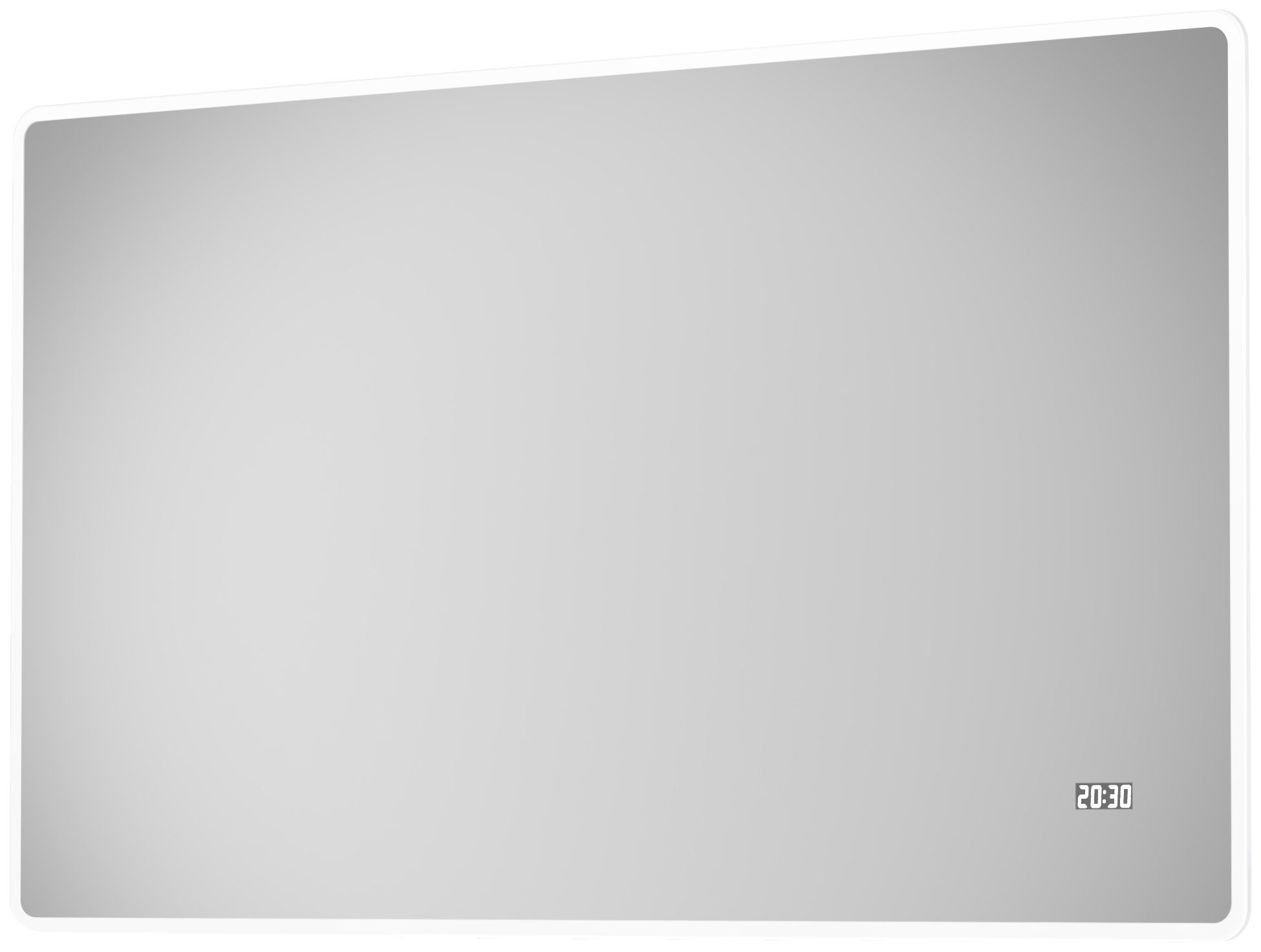 Badspiegel Sun, energiesparend, Talos Digitaluhr cm, BxH: mit 120x70
