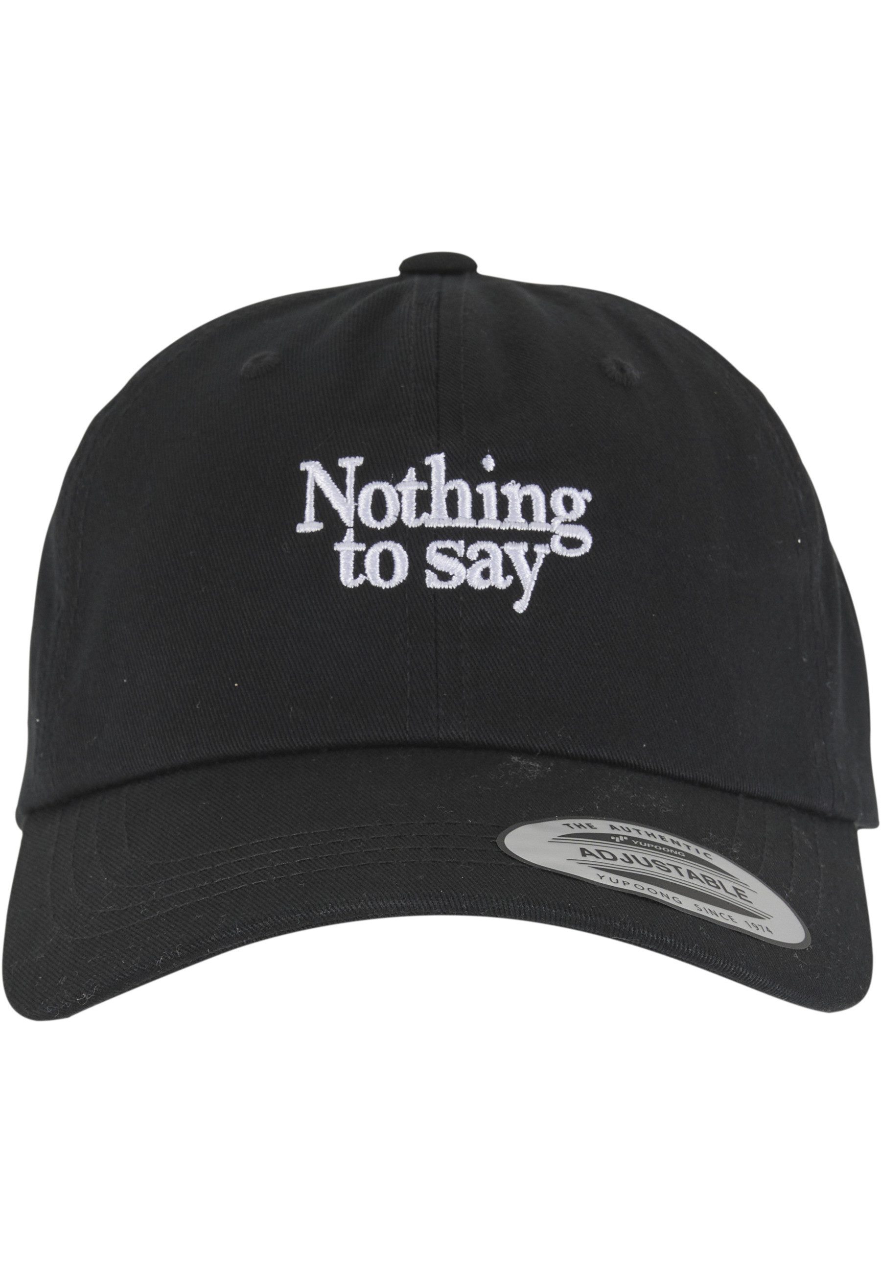 Snapback Cap MisterTee Nothing To Say Wooly Combed Cap