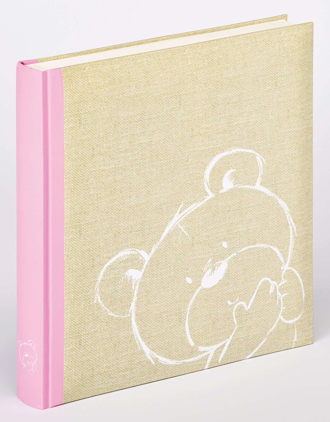 Walther Design Fotoalbum Babyalben Dreamtime, buchgebundenes Babyalbum, laminierter Kunstdruckeinband