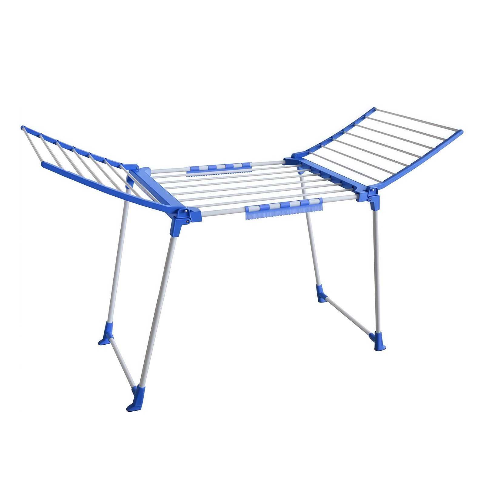 GLIESE Wäscheständer Standtrockner Edelstahl, Klappbar, mit Sockenklammer