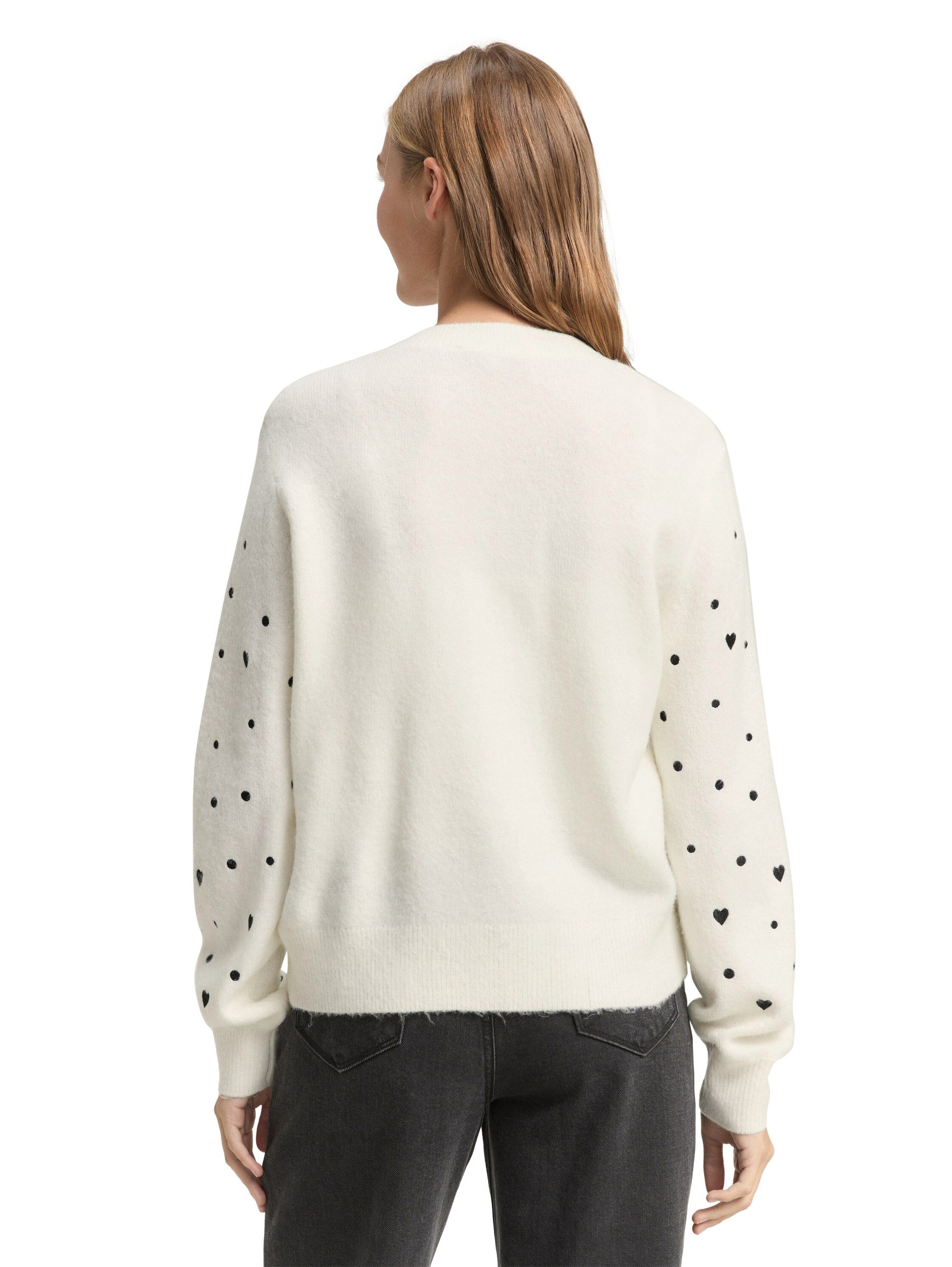TOM TAILOR Denim Cardigan mit Stickereien
