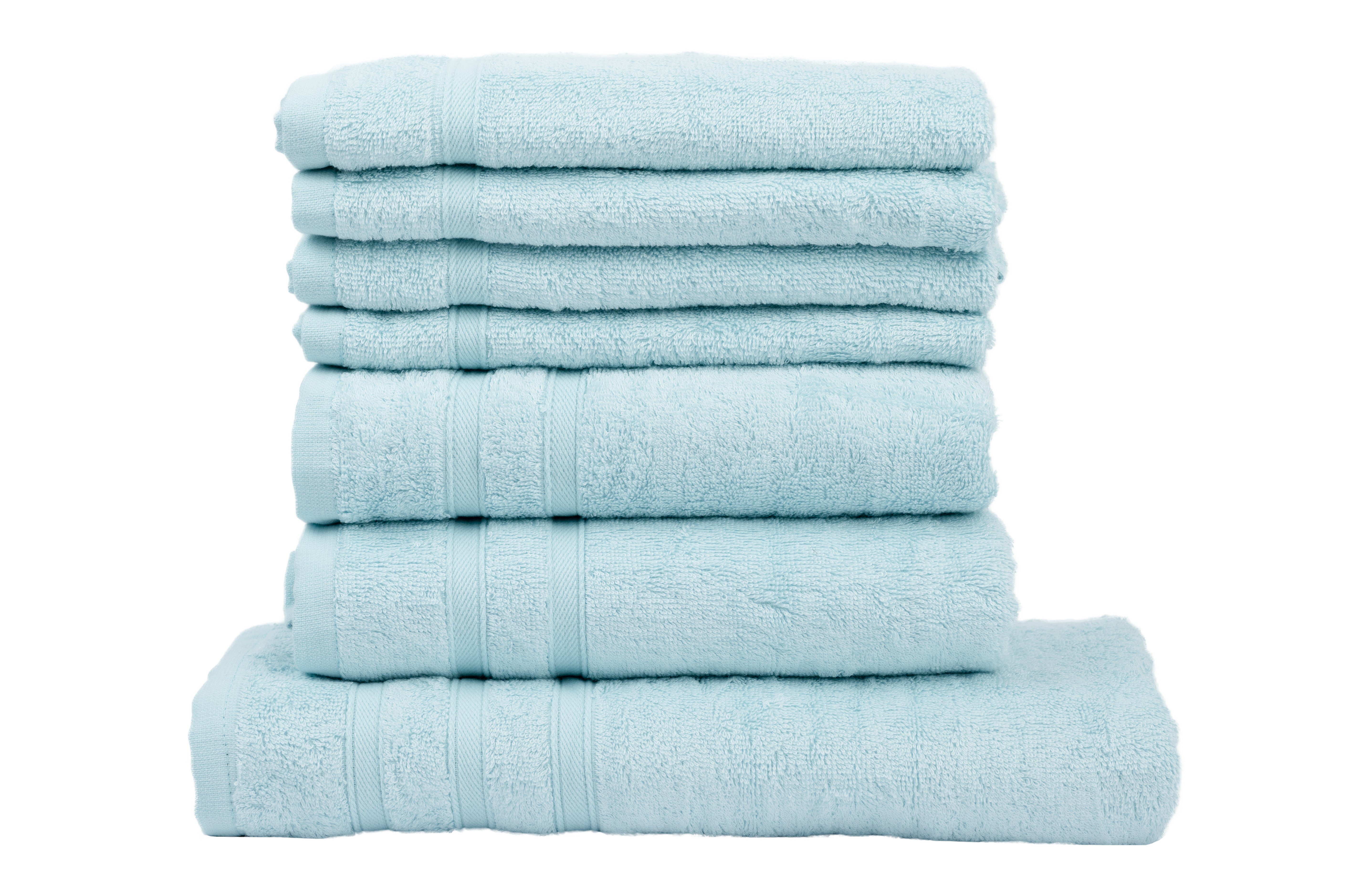 Hometex Premium Textiles Handtuch in nachhaltiger Premium Qualität 450  g/m², Feinster Frottier-Stoff - 50% Bambusfaser + 50% Baumwolle, Kuschelig  weich und sehr saugfähig, Extra flauschige Hotel-Qualität, Ideal für  Zuhause, Sauna, Therme, Sport