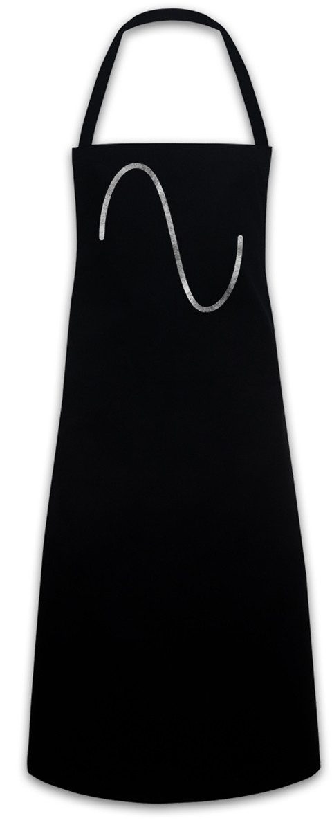 Urban Backwoods Kochschürze Wave Sine Grillschürze Synthesizer Electro Techno LFO Musik Music DJ