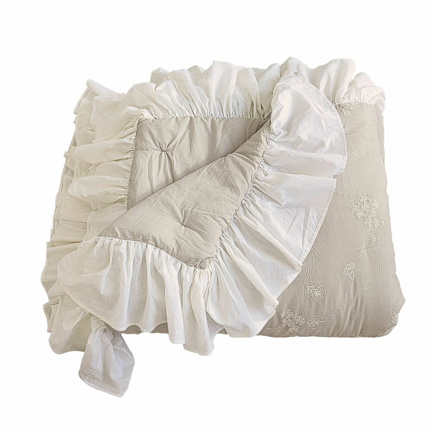 Mirabeau Tagesdecke Quilt Clarissa grau