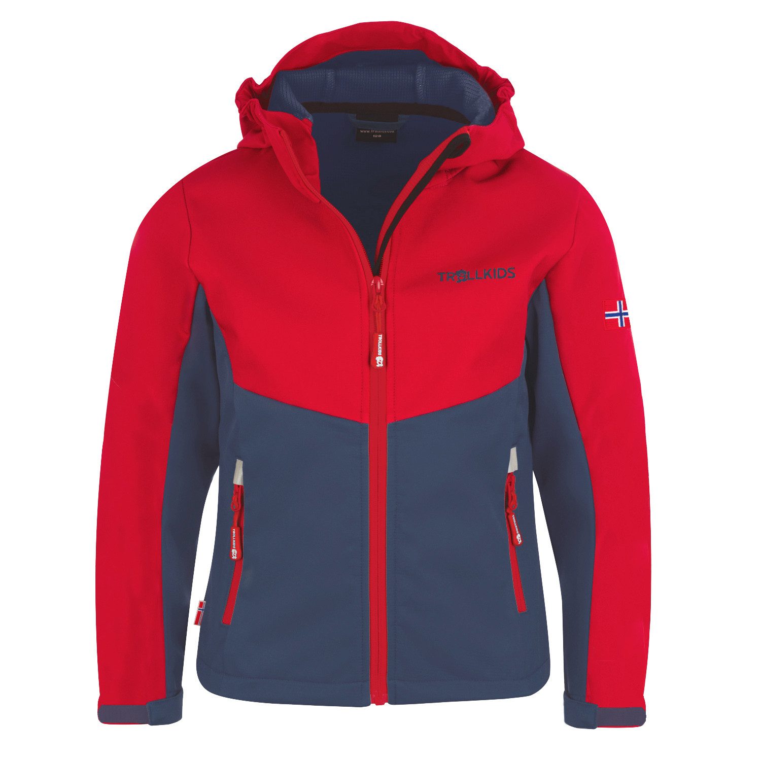 bright red/mystic blue