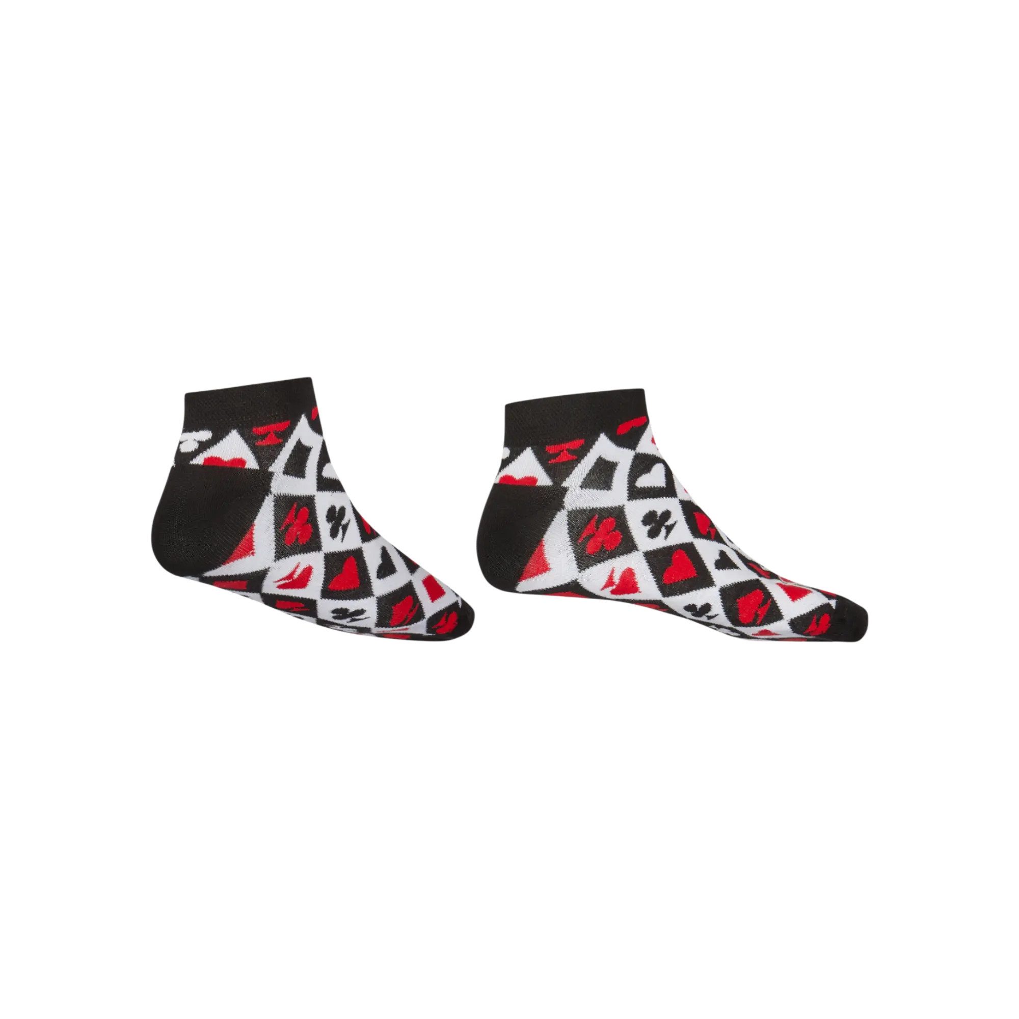 AbgeStrumpft Sneakersocken Abgestrumpft Sneaker Kartenspiel (1 Paar, 1-Paar, 1 Paar) lustiges Design