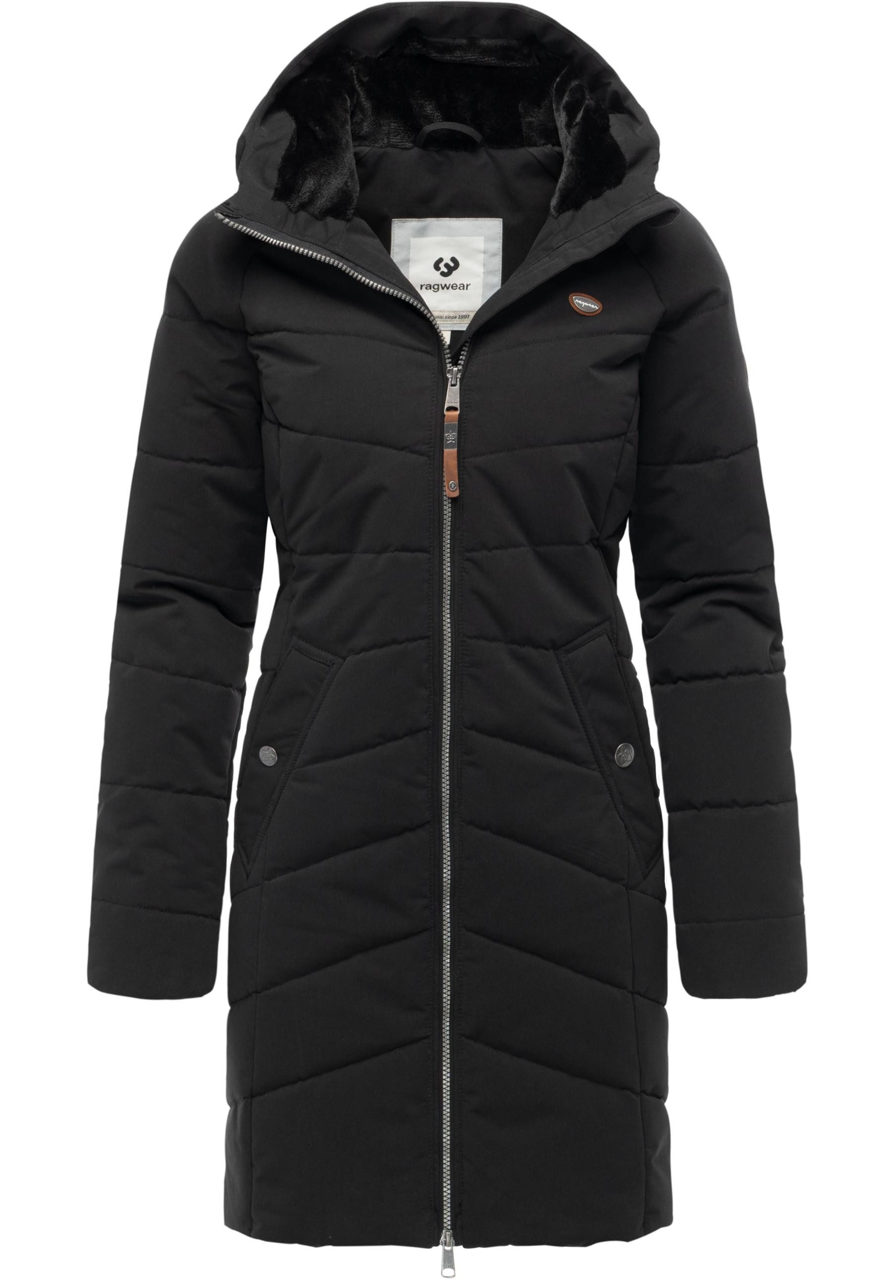 Ragwear Wintermantel Noita YOUMODO Winter Steppmantel mit Kapuze