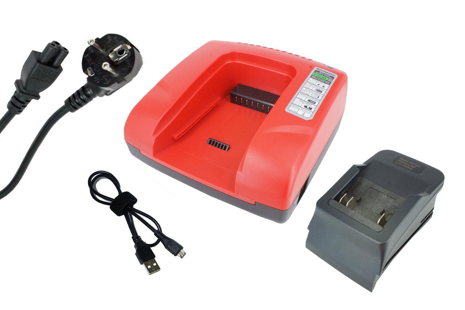 PowerSmart CBS004RE Batterie-Ladegerät (36V für BOSCH AL 3640 CV, BC830)