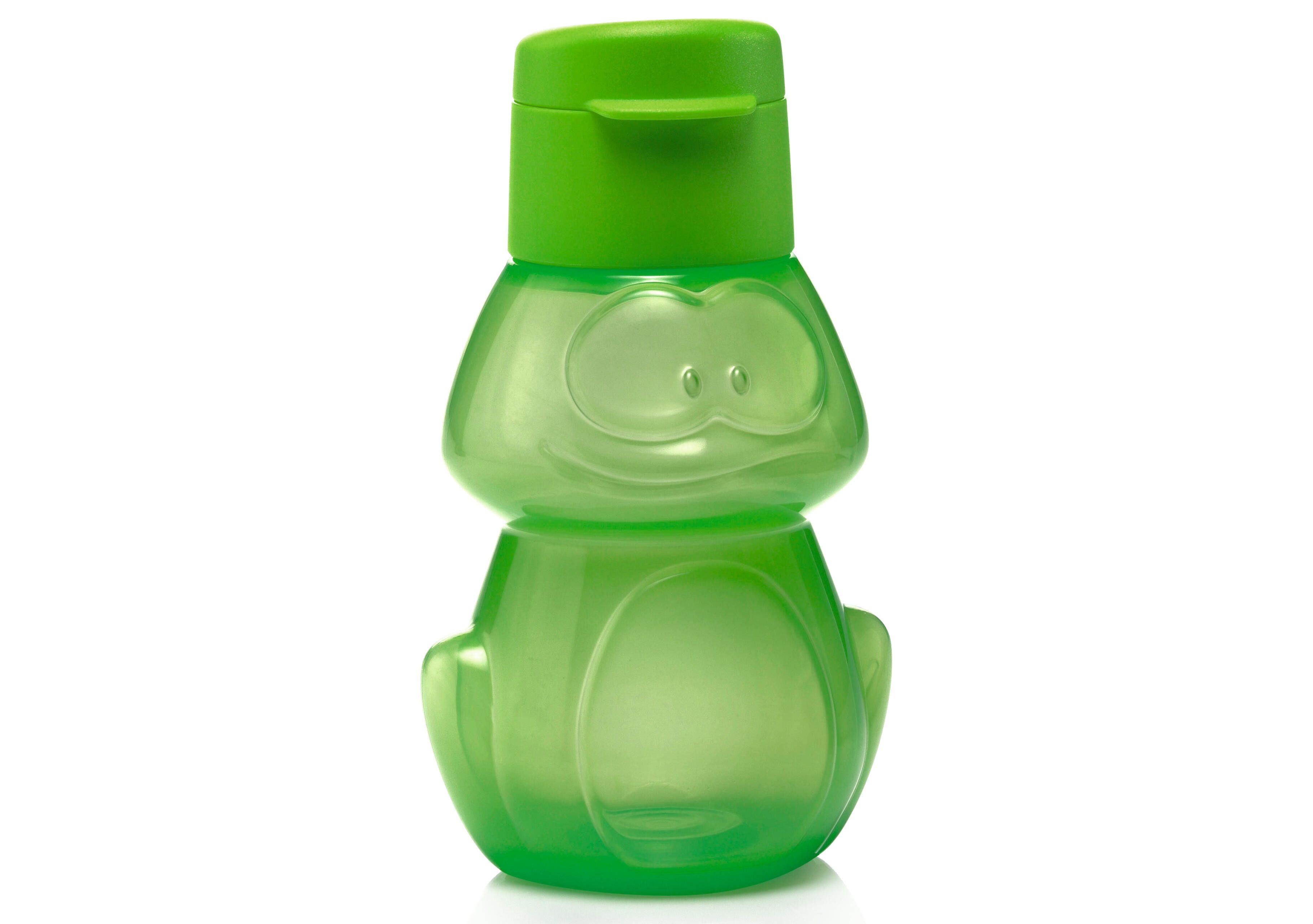 TUPPERWARE Trinkflasche Tupperware EcoEasy Trinkflasche Frosch 350ml in grün