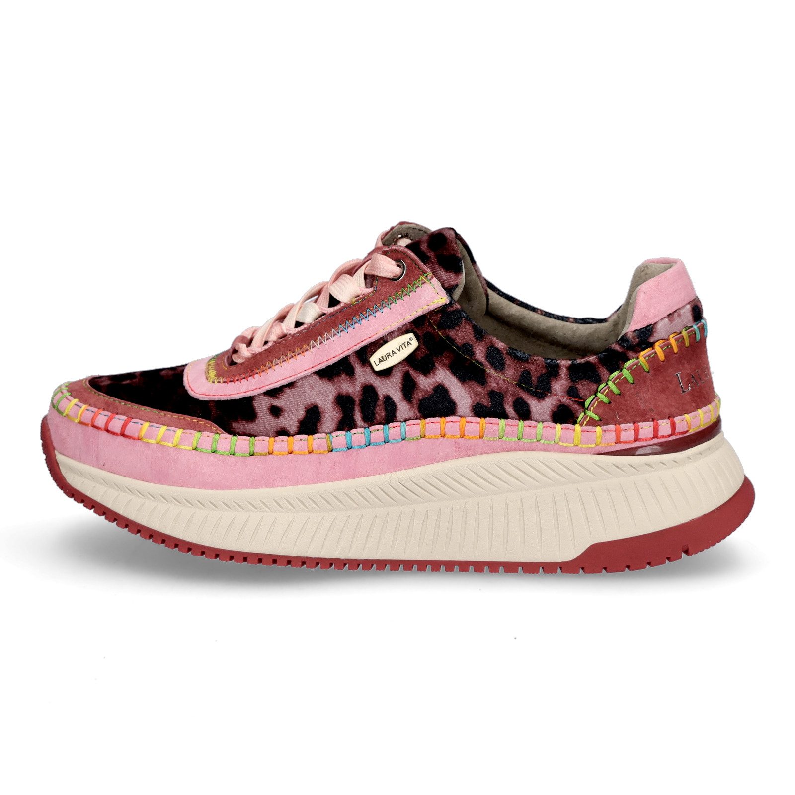 LAURA VITA Laura Vita Damen Sneaker rosa Leo Sneaker günstig online kaufen