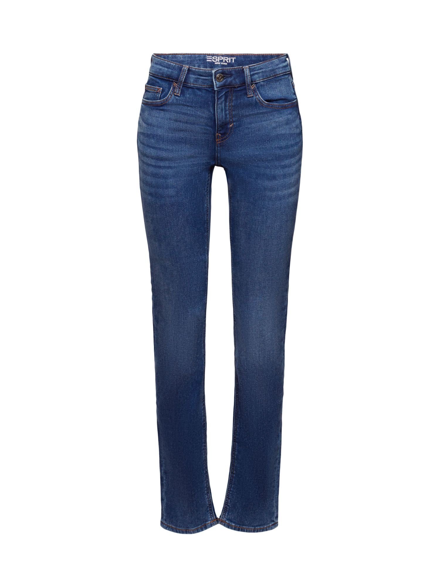 Esprit Slim-fit-Jeans Slim Fit Stretchjeans BLUE LIGHT WASHED