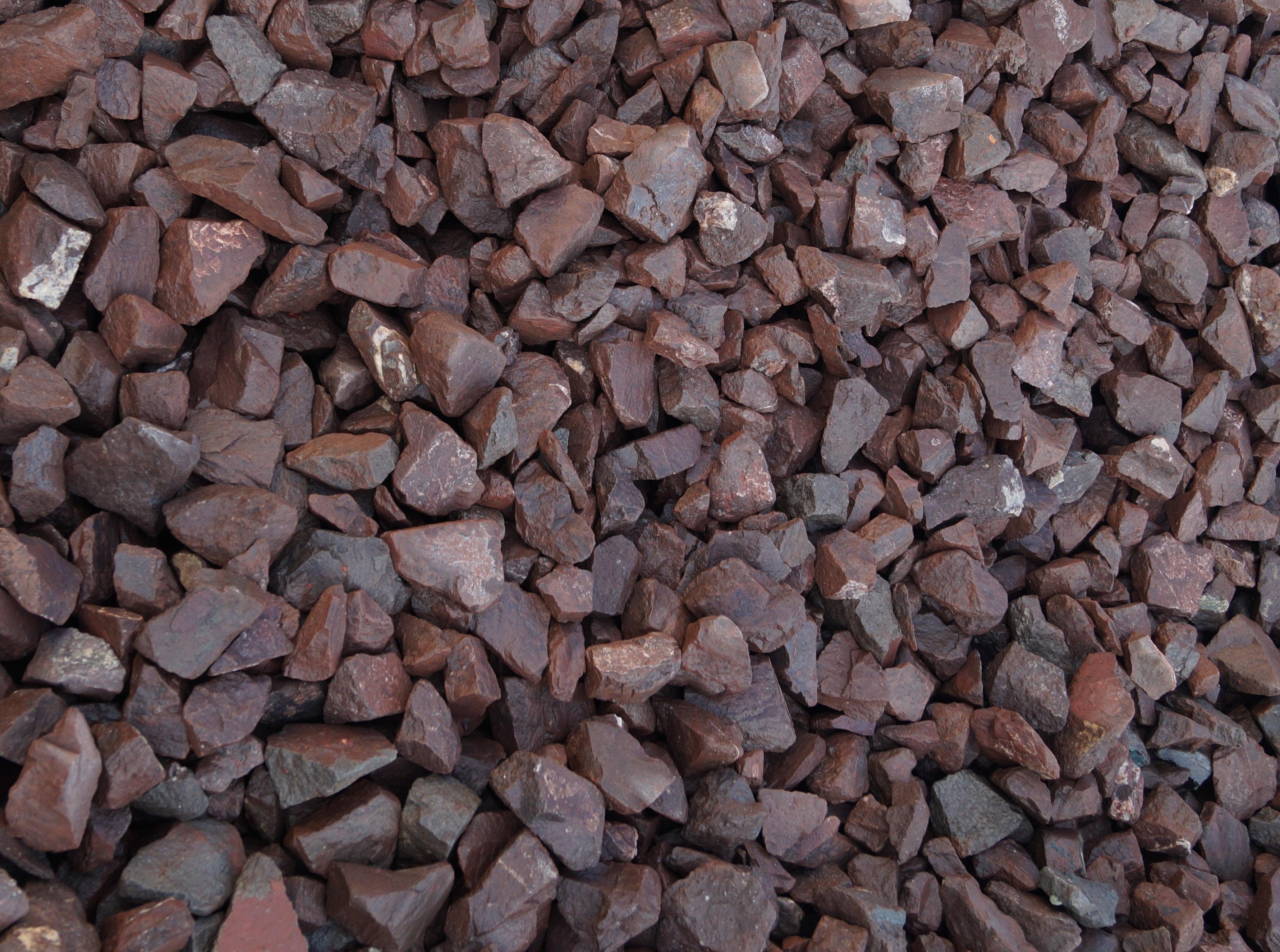 Gabiona Gabionensteine Roter Andesit 45 bis 56 mm - kg: 1000, Roter Andesit 45 bis 56 mm - kg: 1000