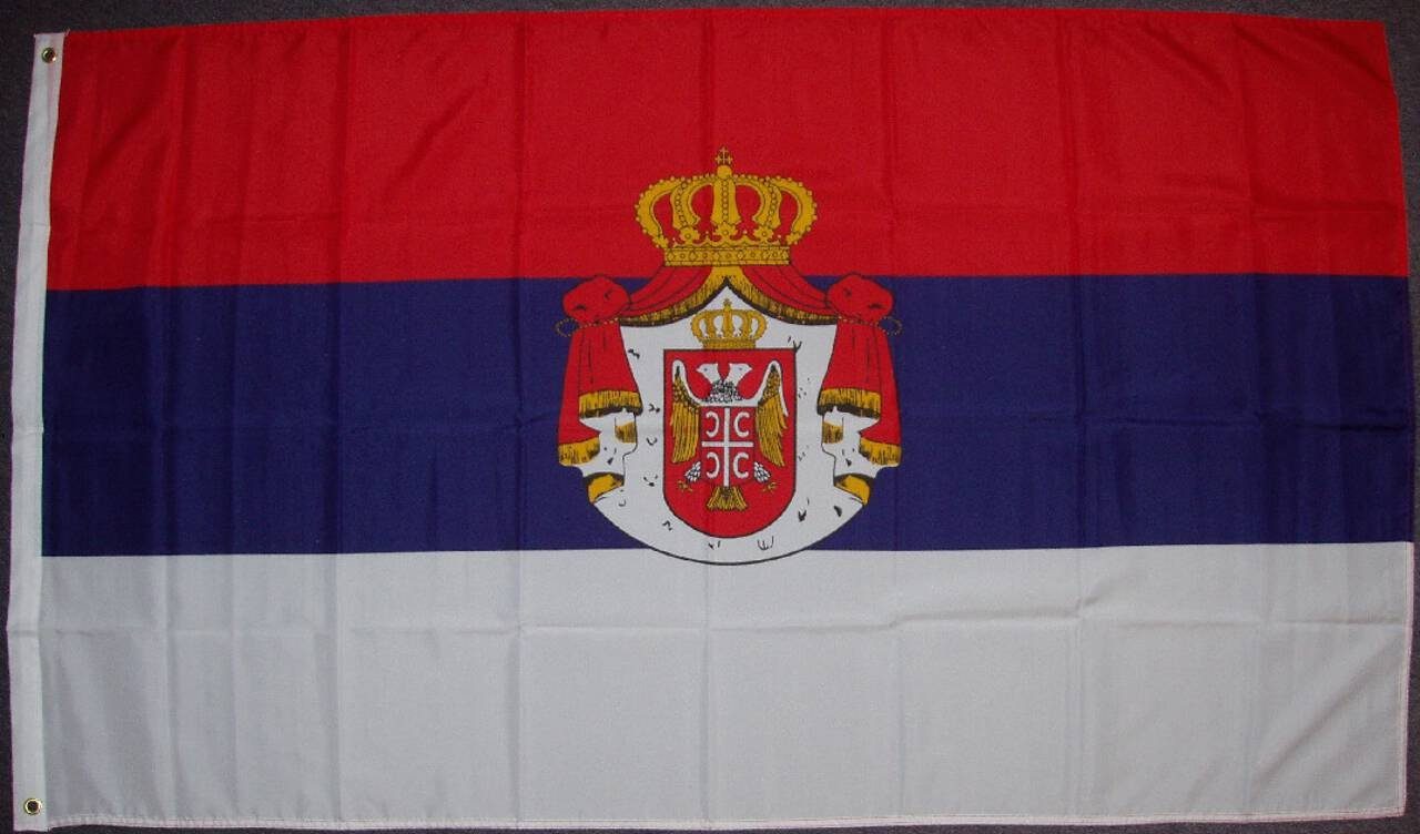 flaggenmeer Flagge Serbisches Königreich bis 1918 80 g/m²