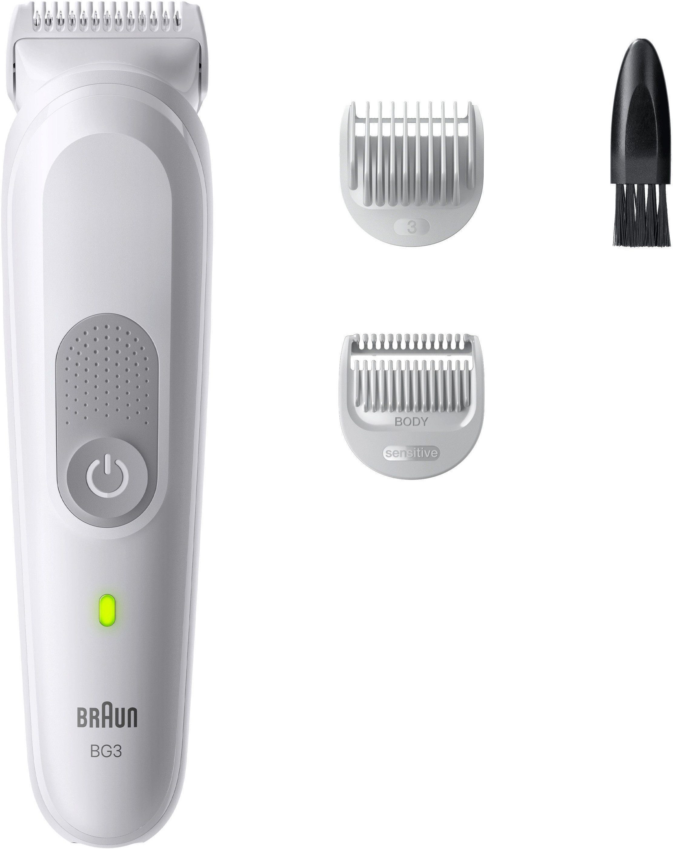 Braun Haarschneider Bodygroomer BG3530, Extra Hautschutz, 80 Min Akkulaufzeit, wasserdicht – Bild 2 von 5