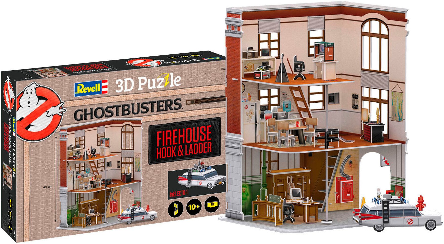 3D-Puzzle Ghostbusters Feuerwache aus Manhattan