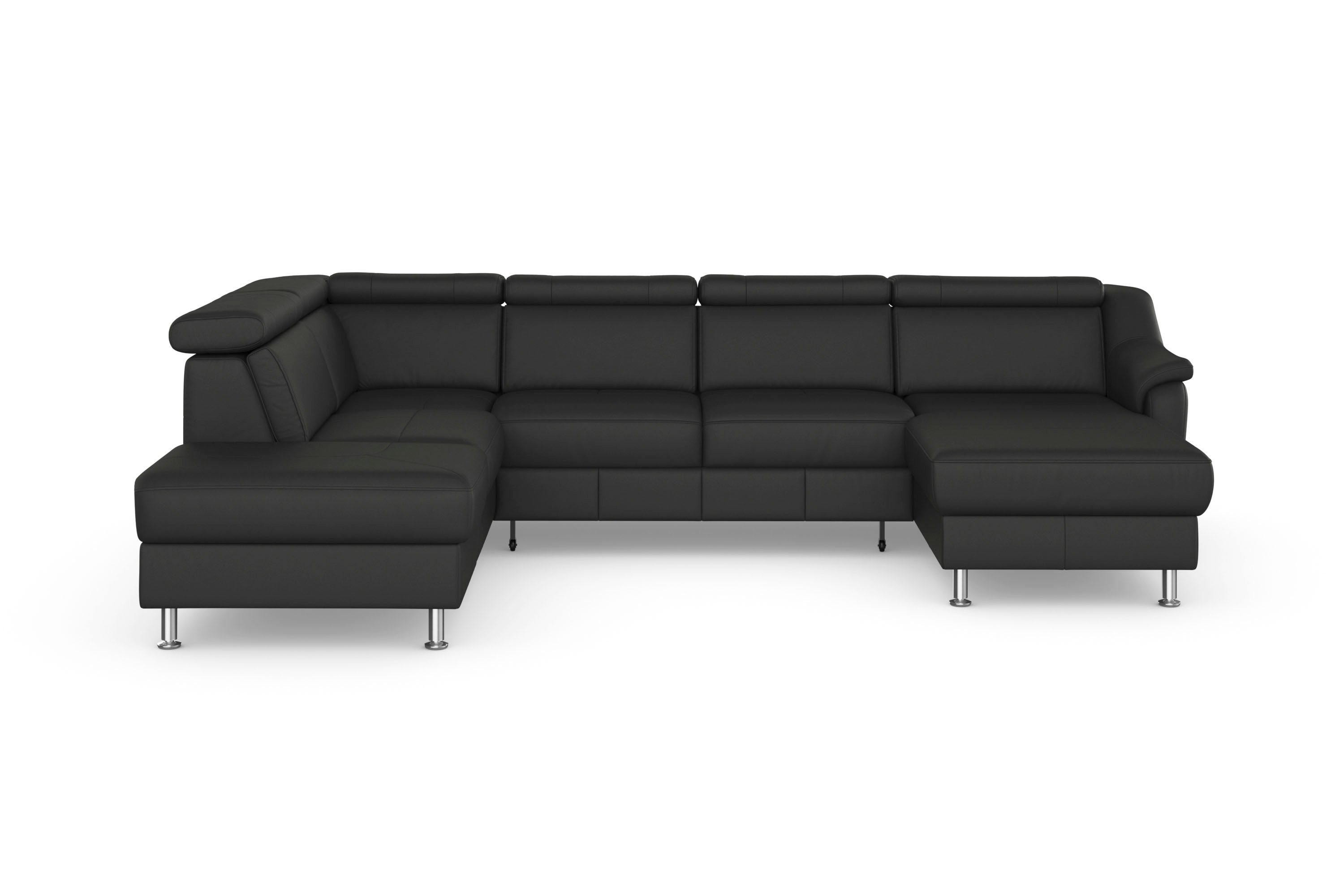 sit&more Wohnlandschaft Freetown U-Form, Kopfteilverstellung und Federkern, wahlweise mit Bettfunktion