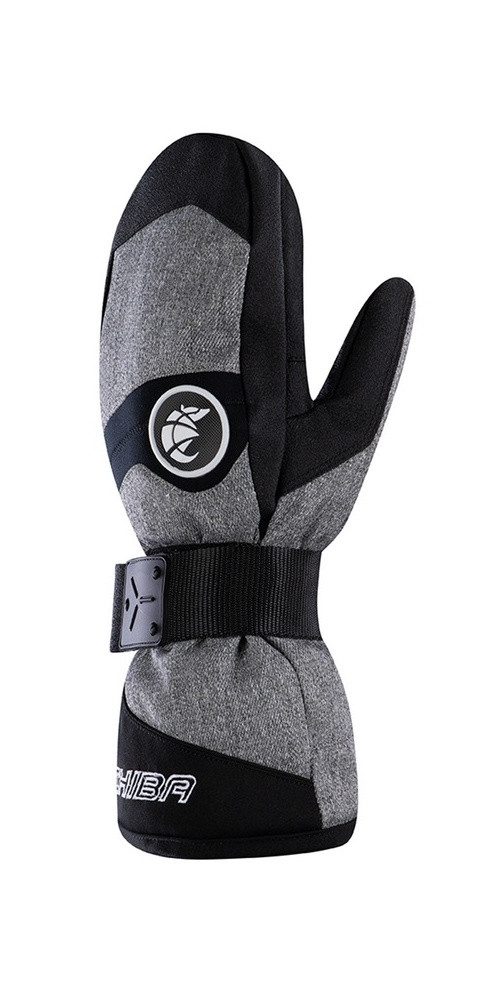 Chiba Multisporthandschuhe Winterhandschuhe Board Mitten (wasserdicht, winddicht) hellgrau/weiss