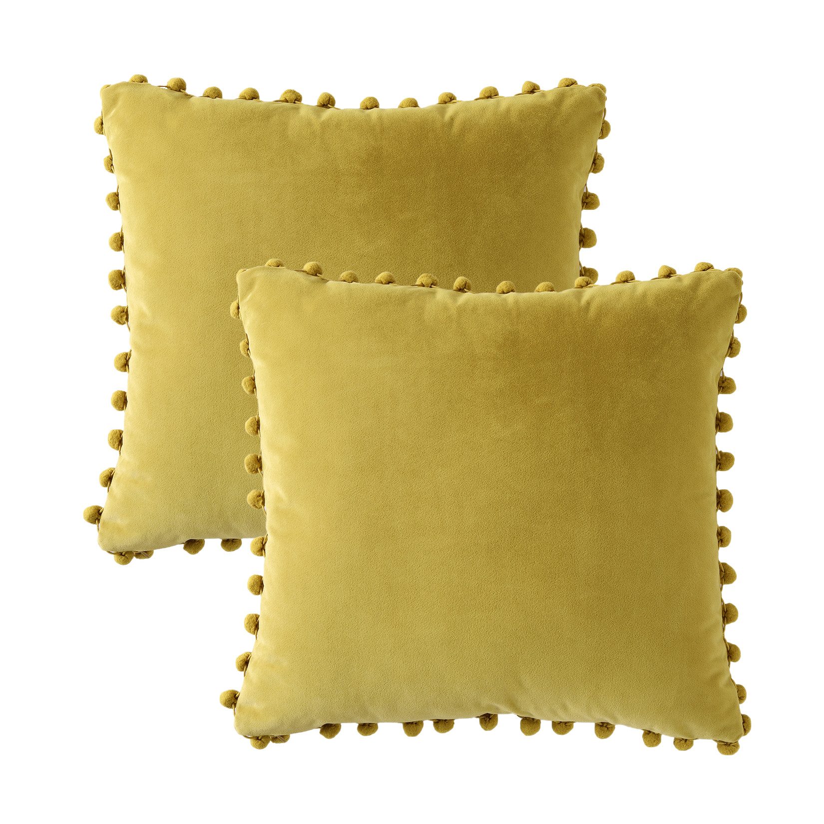 GarveeMore Kissenbezug Kissenbezüge mit Baumwollbällen/Quasten, 2er-Pack, günstig online kaufen
