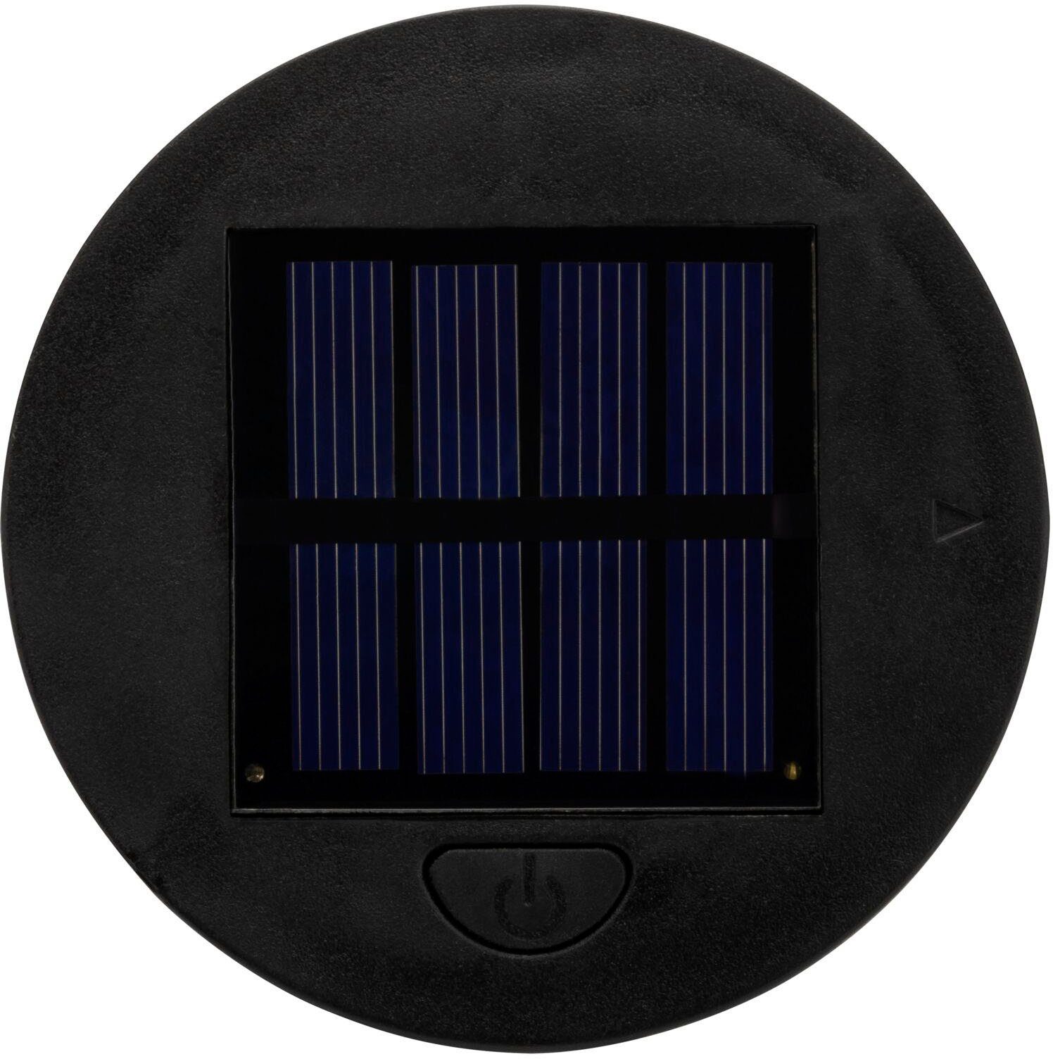 Pauleen LED Laterne Sunshine Solarbetrieben, LED IP44 fest Diamond, Warmweiß, integriert, LED-Modul