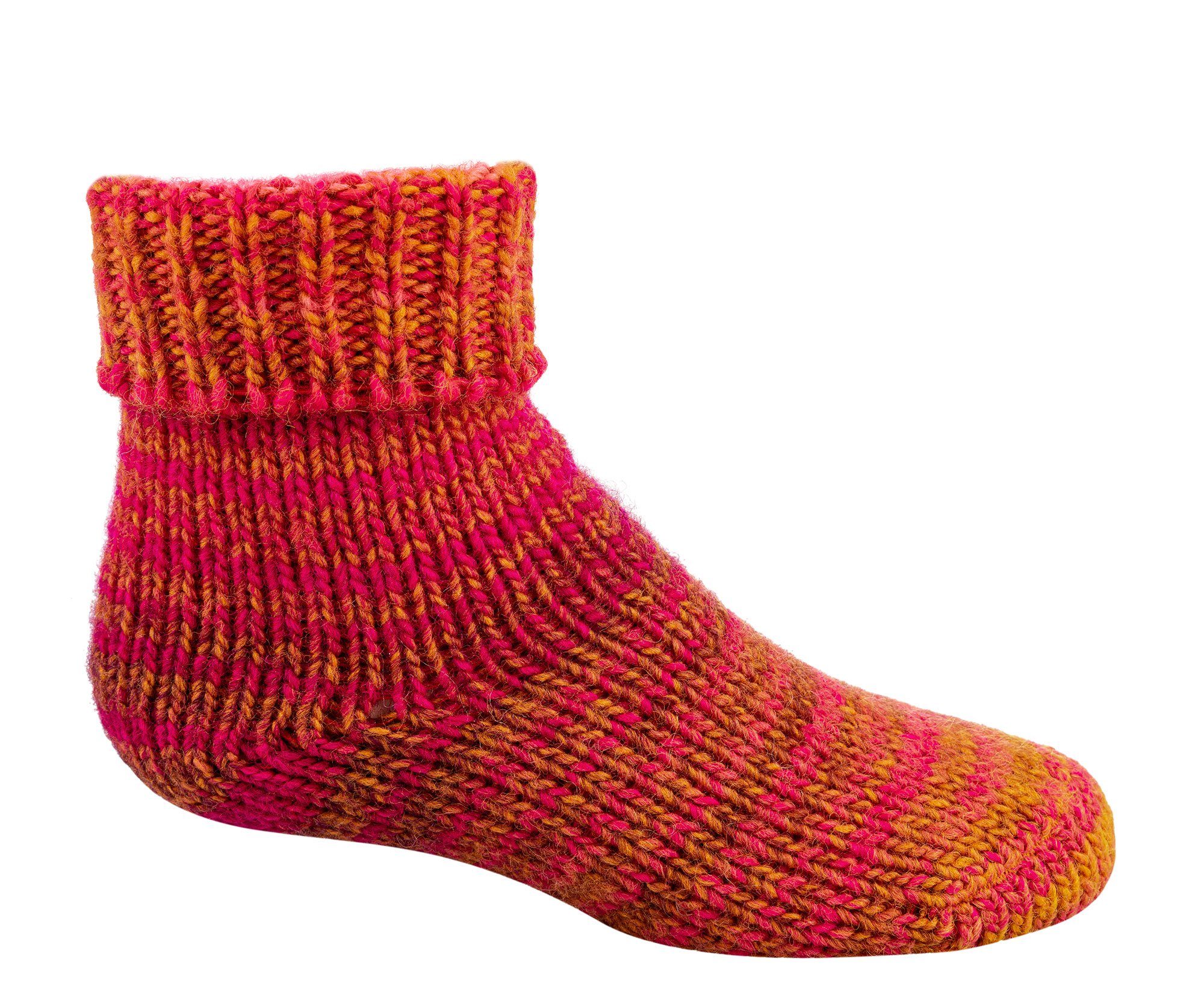 Norwegersocken 2 Paar warme, kuschelige Kindersocken mit Wolle im Skandinavien-Style