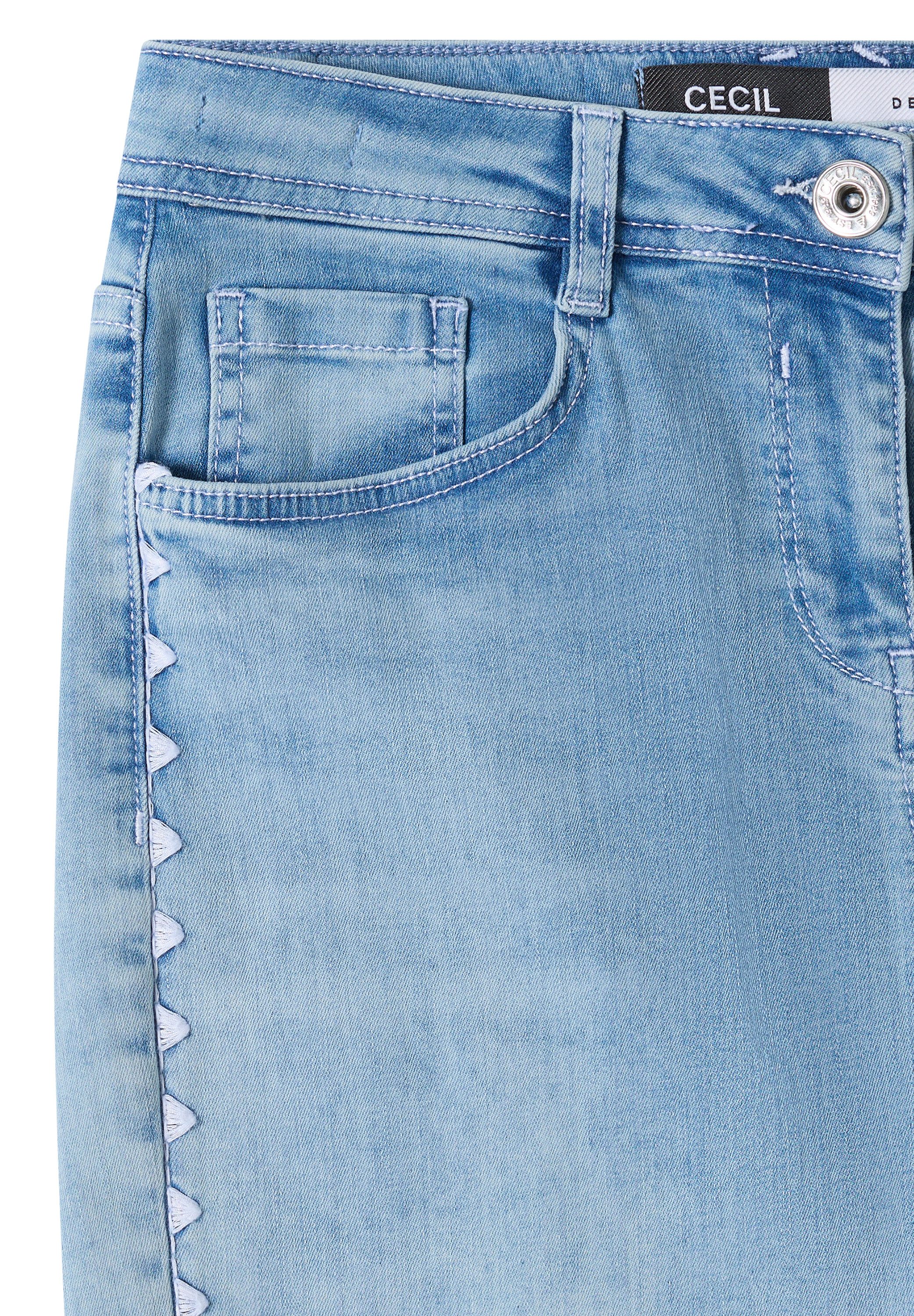 CECIL Loose-fit-Jeans mit Wide Legs