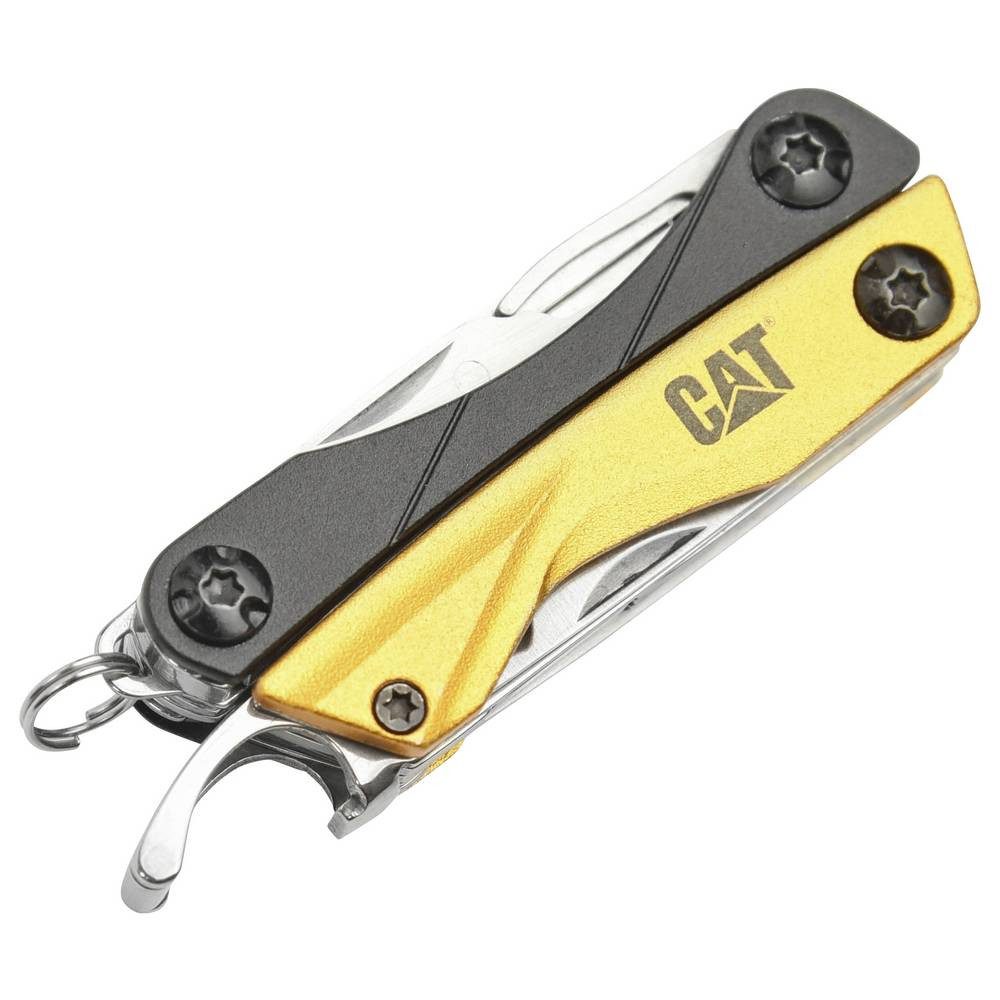 CAT Taschenmesser 980857ING Multitool Schwarz, Yellow