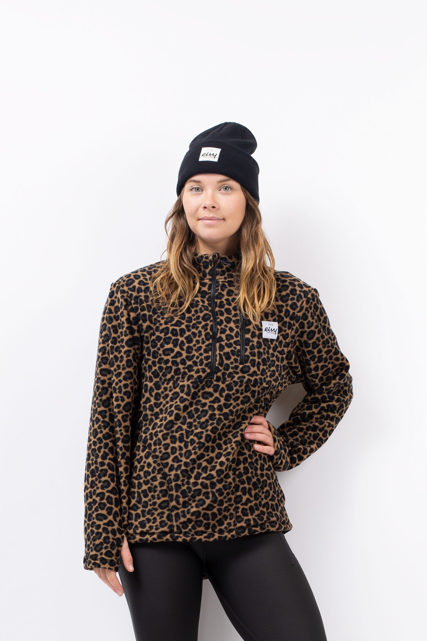 Eivy Fleecepullover Black is beautiful