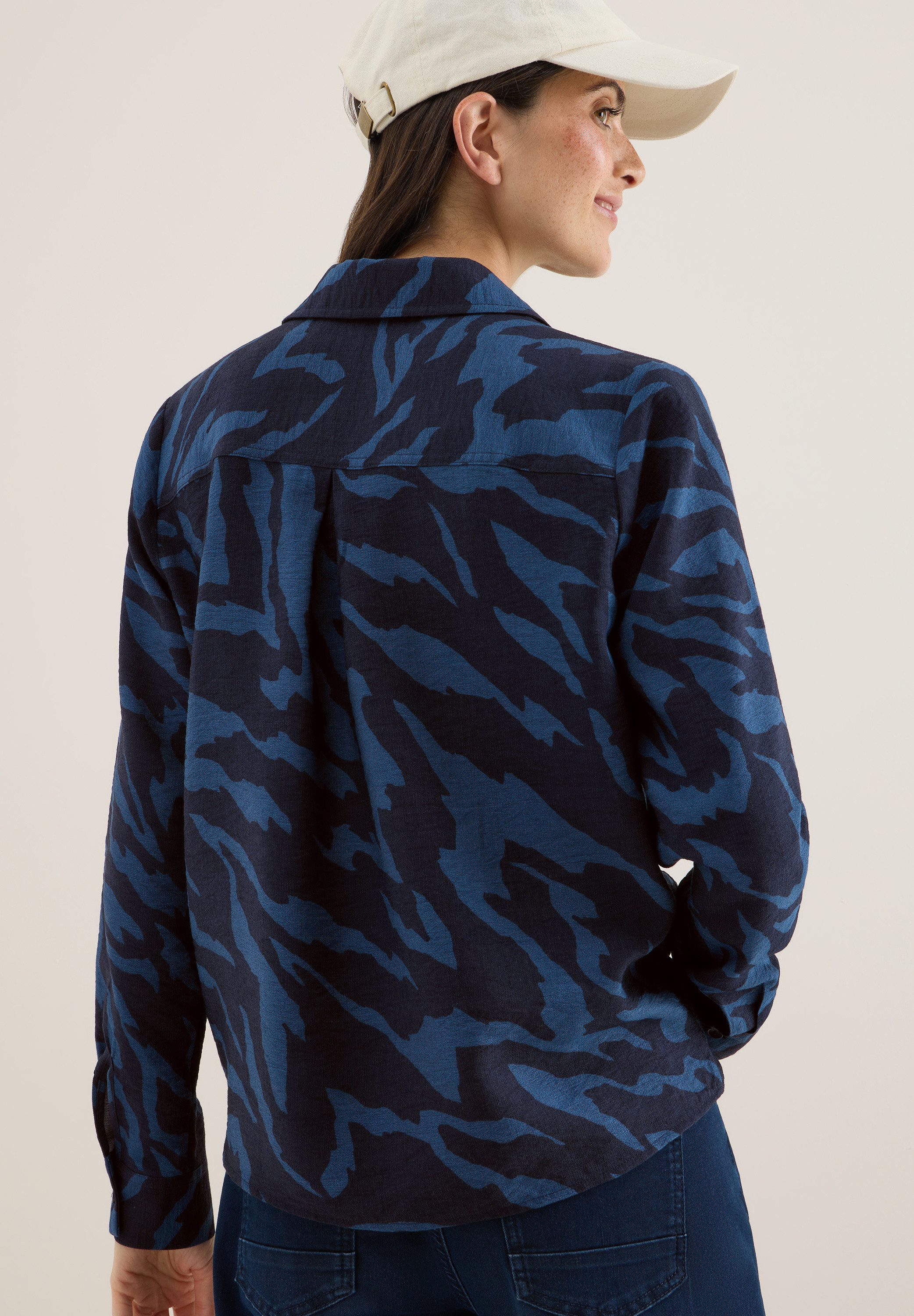 CECIL Hemdbluse mit All-Over Print günstig online kaufen
