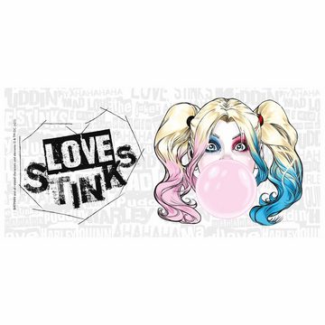 United Labels® Tasse DC Comics Tasse Harley Quinn - Love Stinks aus Keramik Rosa 320 ml, Keramik
