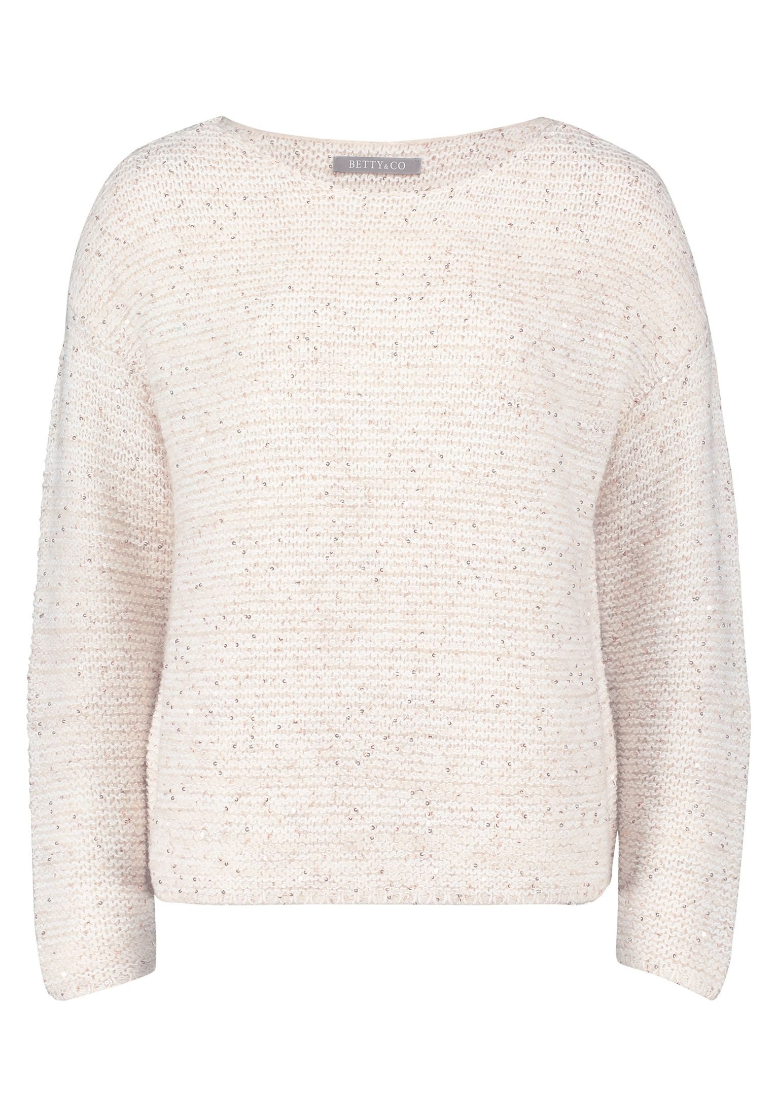 Betty&Co Strickpullover "Betty & Co Grobstrick-Pullover mit Stehkragen", (1 günstig online kaufen
