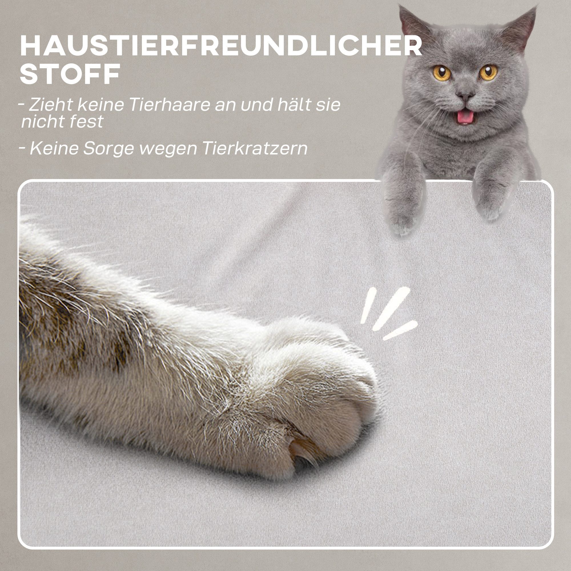 HOMCOM Relaxsessel Elektrisch Fernsehsessel mit Liegefunktion, Bürstenloser Motor (Liegesessel mit Memory-Funktion, 1-St., TV Sessel), Samtimitat, Taschenfedern, Fernbedienung Creme