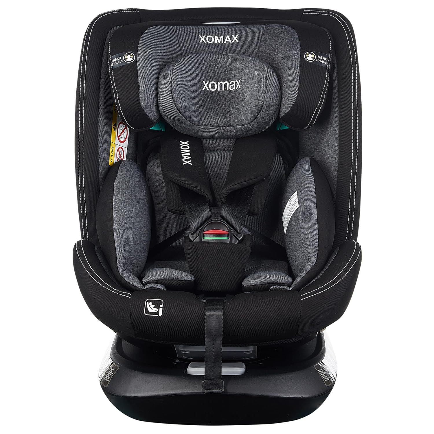 XOMAX Autokindersitz Diana, bis: 12, (Diana), Kindersitz drehbar 360°, 0-12 Jahre, ECE R129