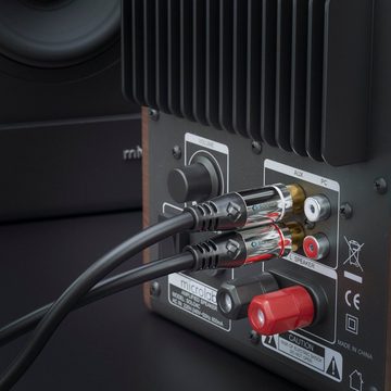 sonero sonero® Premium Cinch Audiokabel, 1x Cinch Stecker auf 2x Cinch Stecke Audio-Kabel