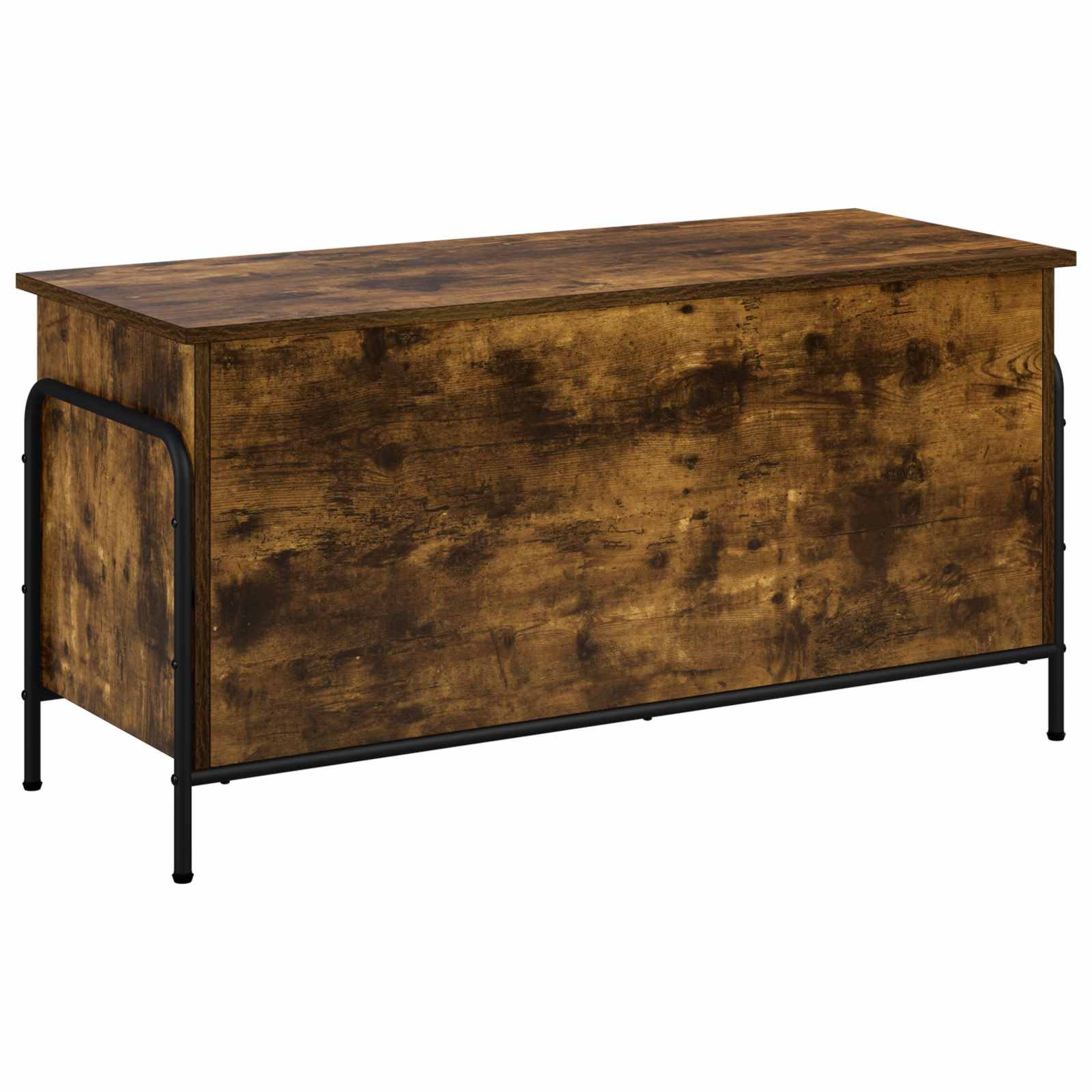 vidaXL Aufbewahrungsbox Aufbewahrungsbox Räuchereiche 80 x 40 x 49,5 cm Holzwerkstoff (1 St)