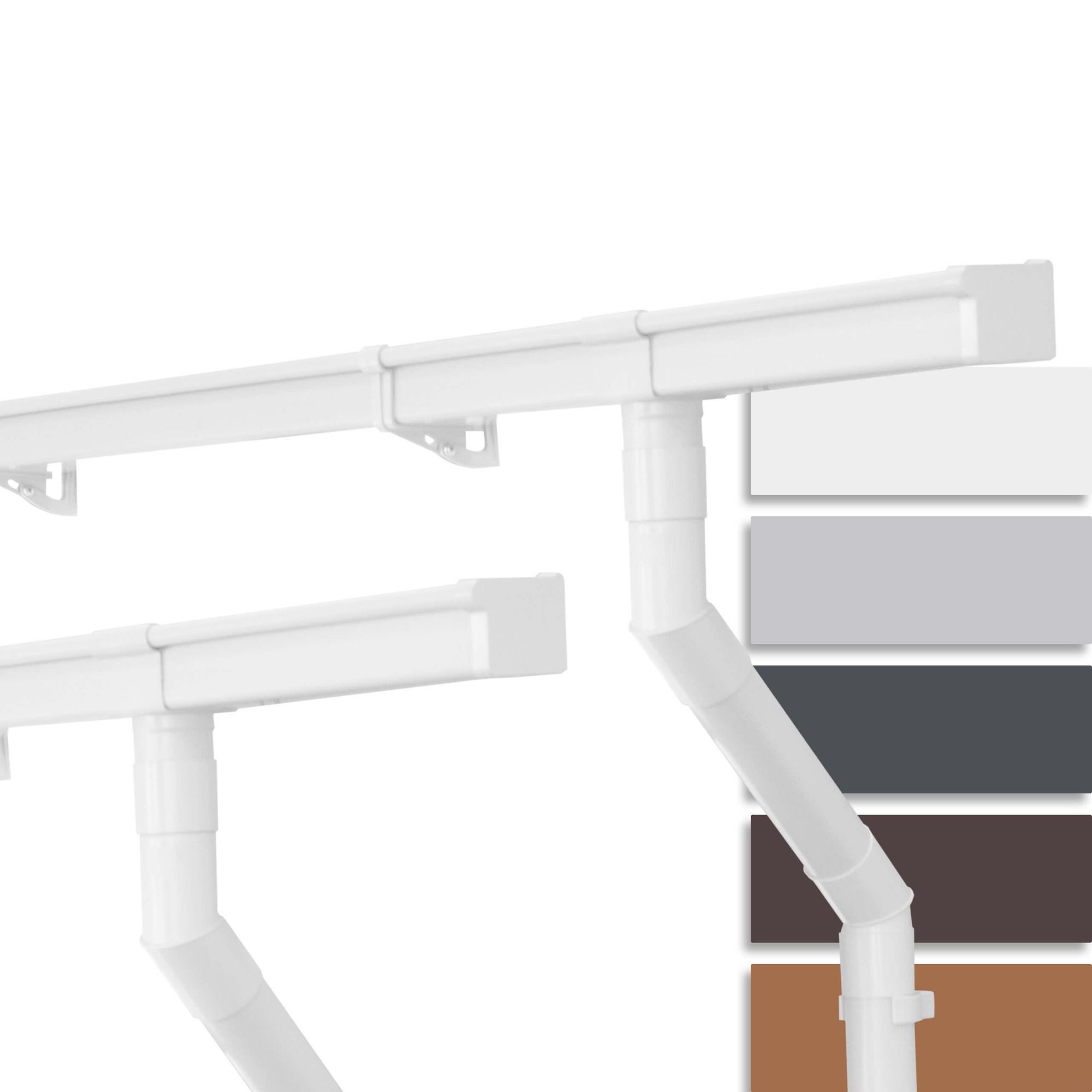 INEFA Dachrinne Dachrinnen Set Gartenhaus, NW günstig online kaufen