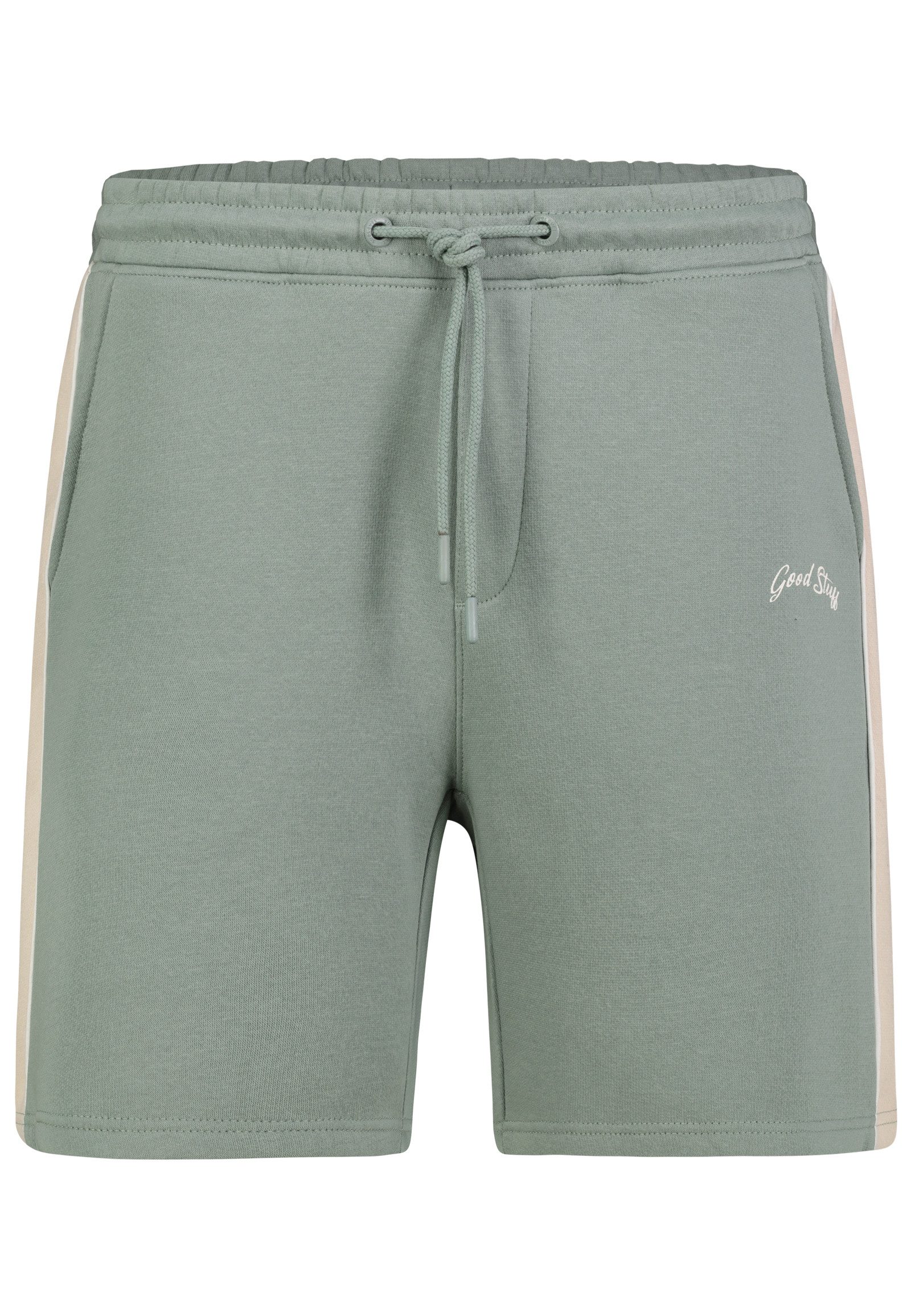 SUBLEVEL Shorts Herren Kurze Hose mit Kontraststreifen Kurze Jogginghose, Seitenstreifen, elastischer Bund