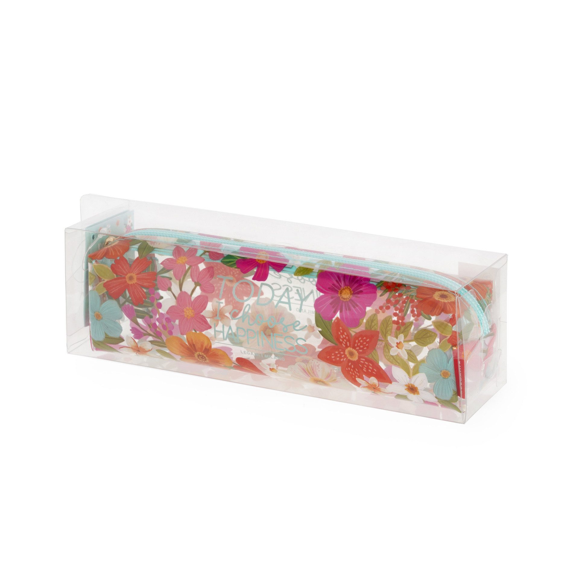 Legami Federmäppchen Legami Transparentes Schreibmäppchen Pencil Case Flowe günstig online kaufen