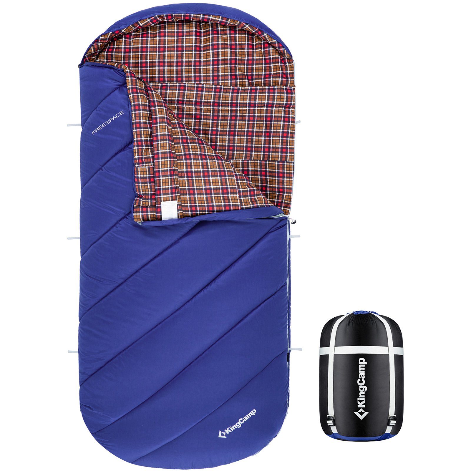 KingCamp Mumienschlafsack Deckenschlafsack Freespace 250 Winter, Schlafsack günstig online kaufen