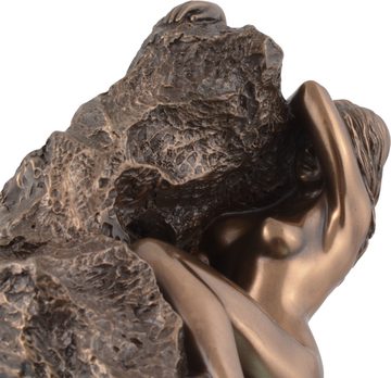 Vogler direct Gmbh Dekofigur Akt Strandgut - Nackte Frau am Meeresfelsen by Veronese, von Hand bronziert, LxBxH: ca. 14x10x15cm