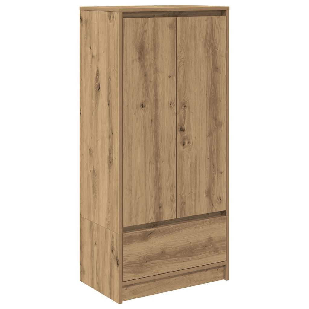 vidaXL Sideboard Schrank mit Schublade Artisan-Eiche günstig online kaufen