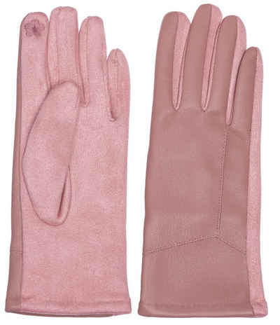 Caspar Strickhandschuhe GLV015 klassisch elegante uni Damen Handschuhe