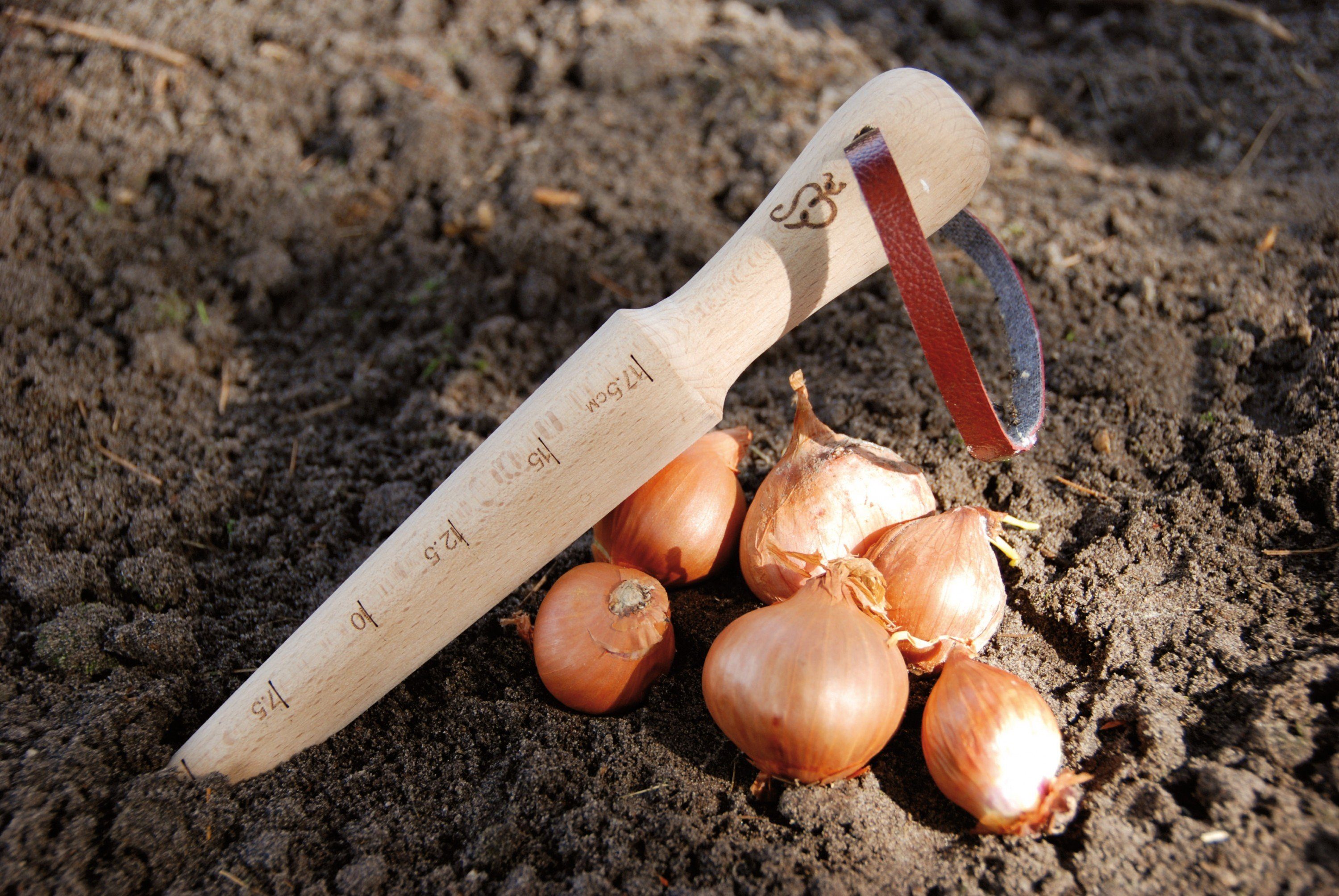 esschert design Gartenpflege-Set Pflanzholz Steckholz Setzholz Pflanzkeil Pflanzer 2,9x2,9x25,9cm