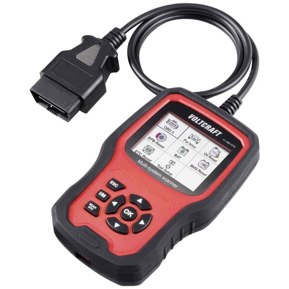 VOLTCRAFT OBD2-Diagnosegerät OBD II Diagnosetool VC-14616100