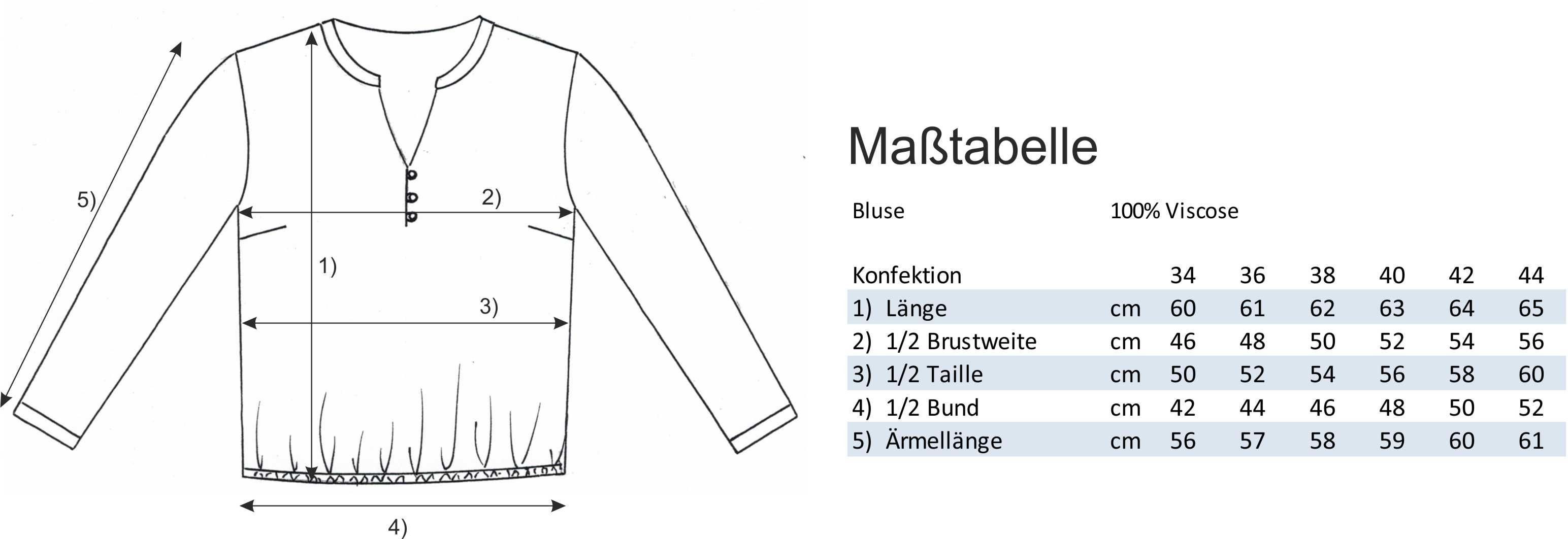 SPLASH OF COLOR Klassische Bluse