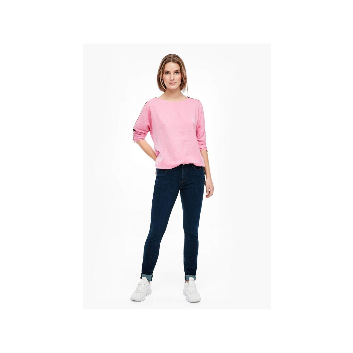 dunkel-blau s.Oliver regular (1-tlg) Skinny-fit-Jeans