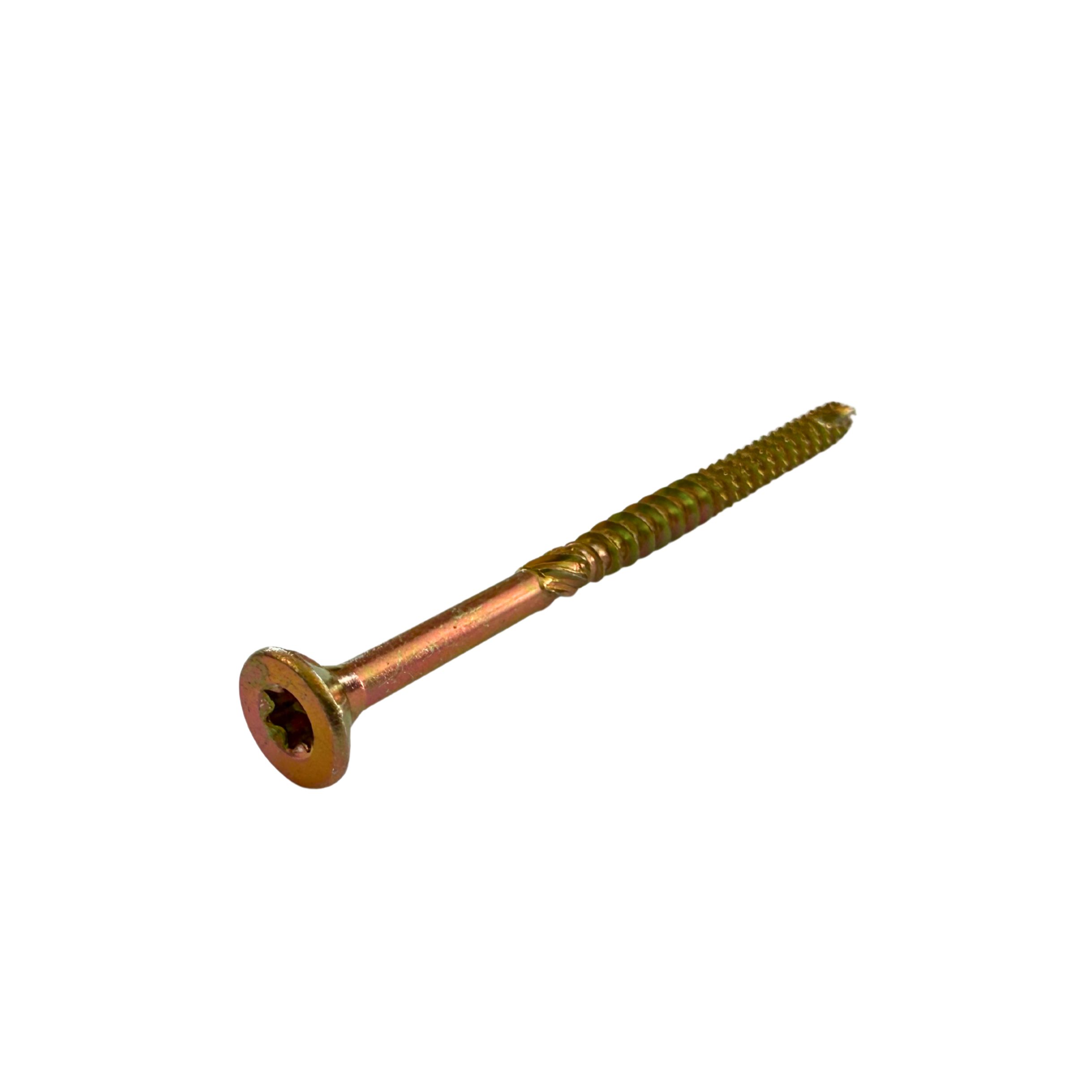 SOLIDE Holzbauschraube mit Teilgewinde, Senkkopf, Fräsrippen 1kg, inklusive Bit