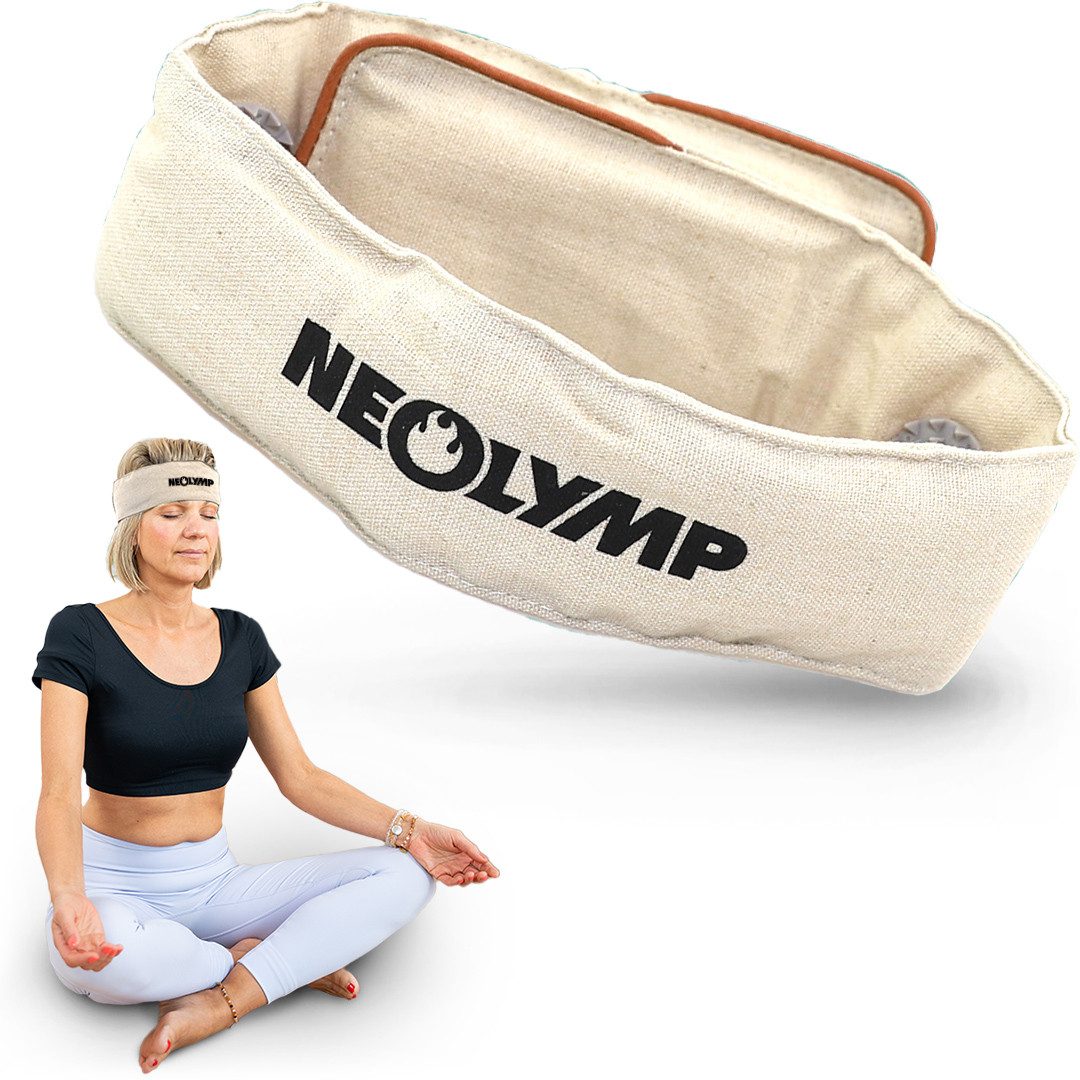 NEOLYMP Massagegerät Akupressur Stirnband – Verstellbar - Kopf-und Kiefermassage Nadelmatte, Akupressur - Vielseitige Stimulation zur gezielten Anwendung, Akupunktur Kopfmassage - Verstellbar