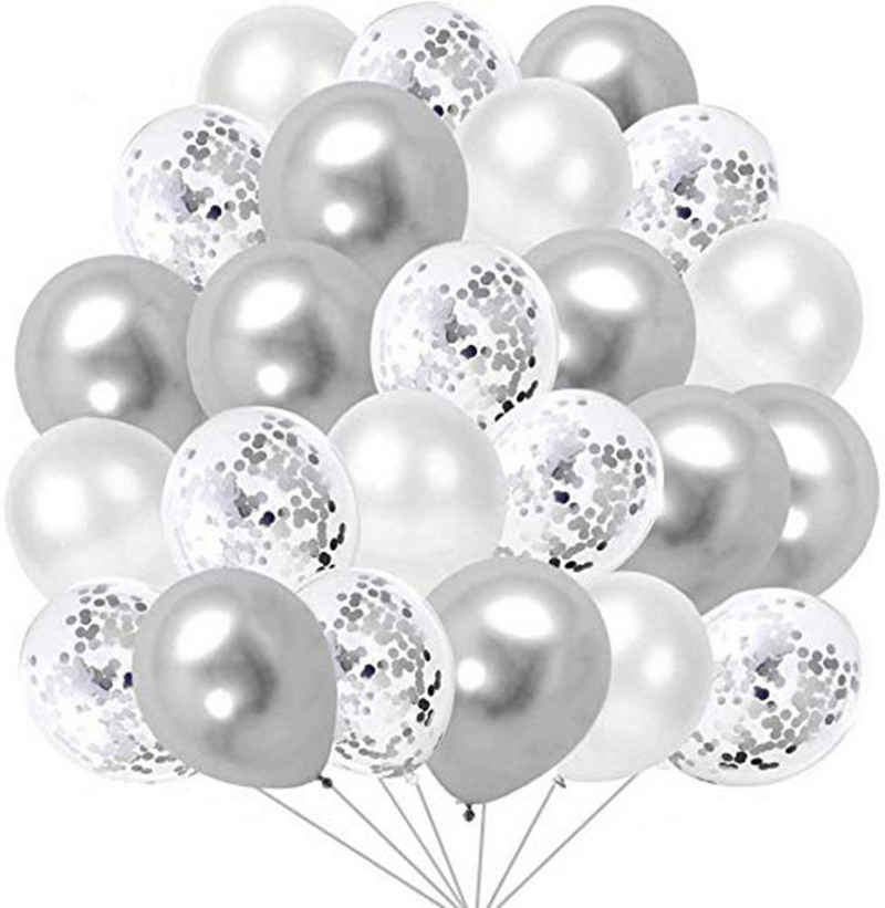 Housruse Luftballon Metallic Gold, 60 Stück Luftballons Golden Konfetti, Helium Balloons für Geburtstag Hochzeit Babyparty Valentinstag Silvester Deko, 12 Zoll